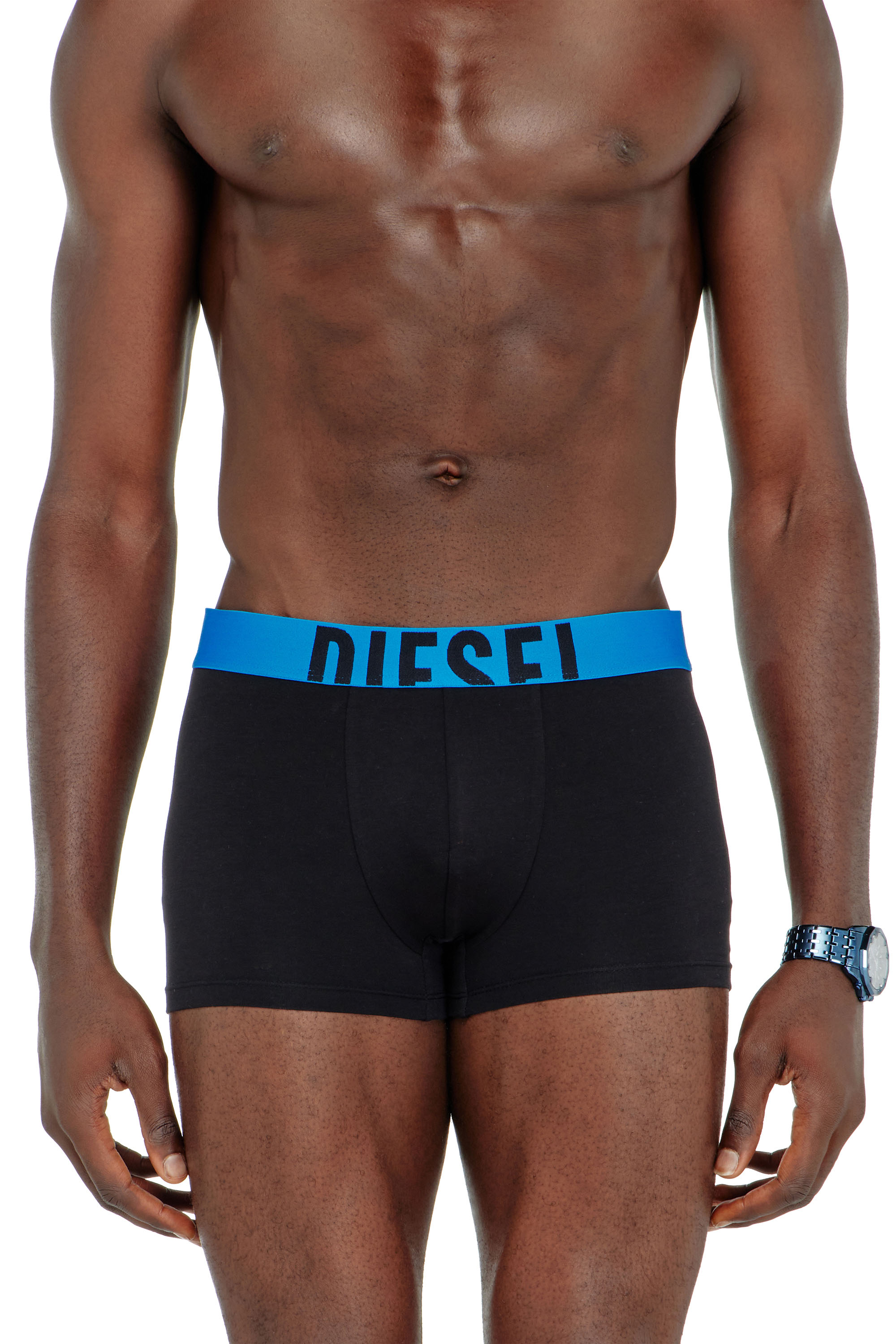 Diesel - DAMIEN-D-POP-3PACK-40, Set da tre boxer in cotone stretch Uomo in Nero - 2