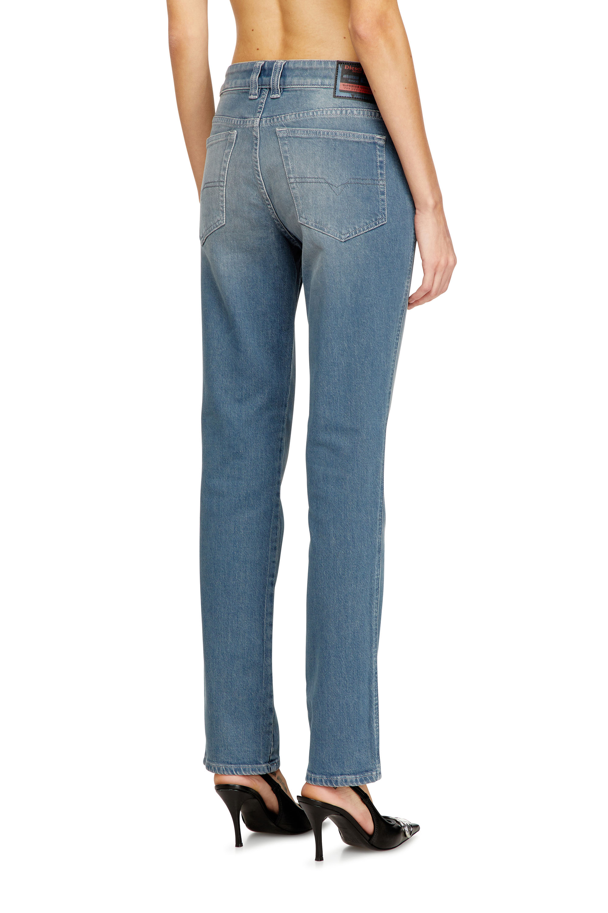 Diesel - Slim Jeans 1992 D-Jiann 09N75 Donna, Blu medio - Image 3