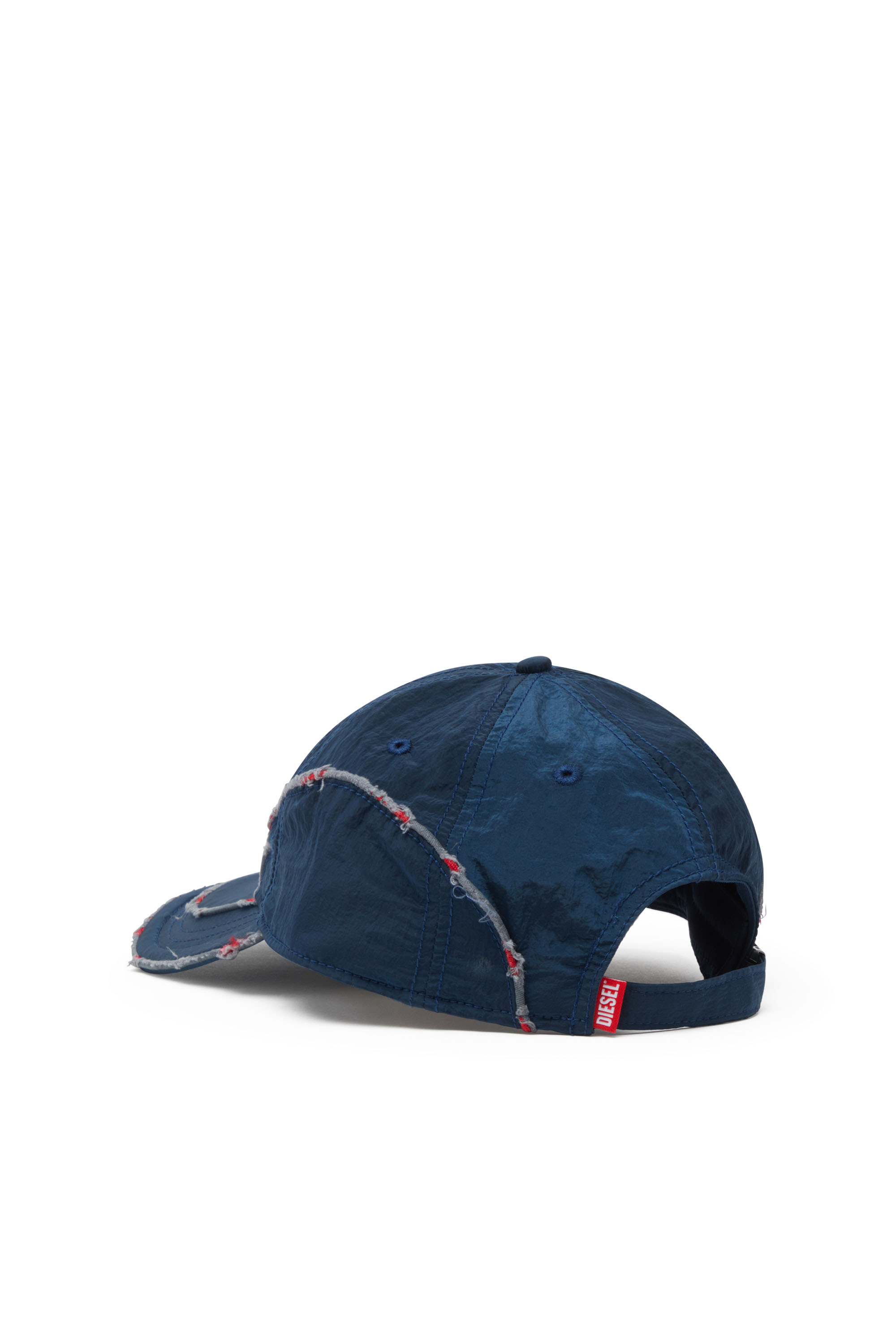 Diesel - C-ONNOR, Cappello da baseball in nylon con logo D Uomo in Blu - 2