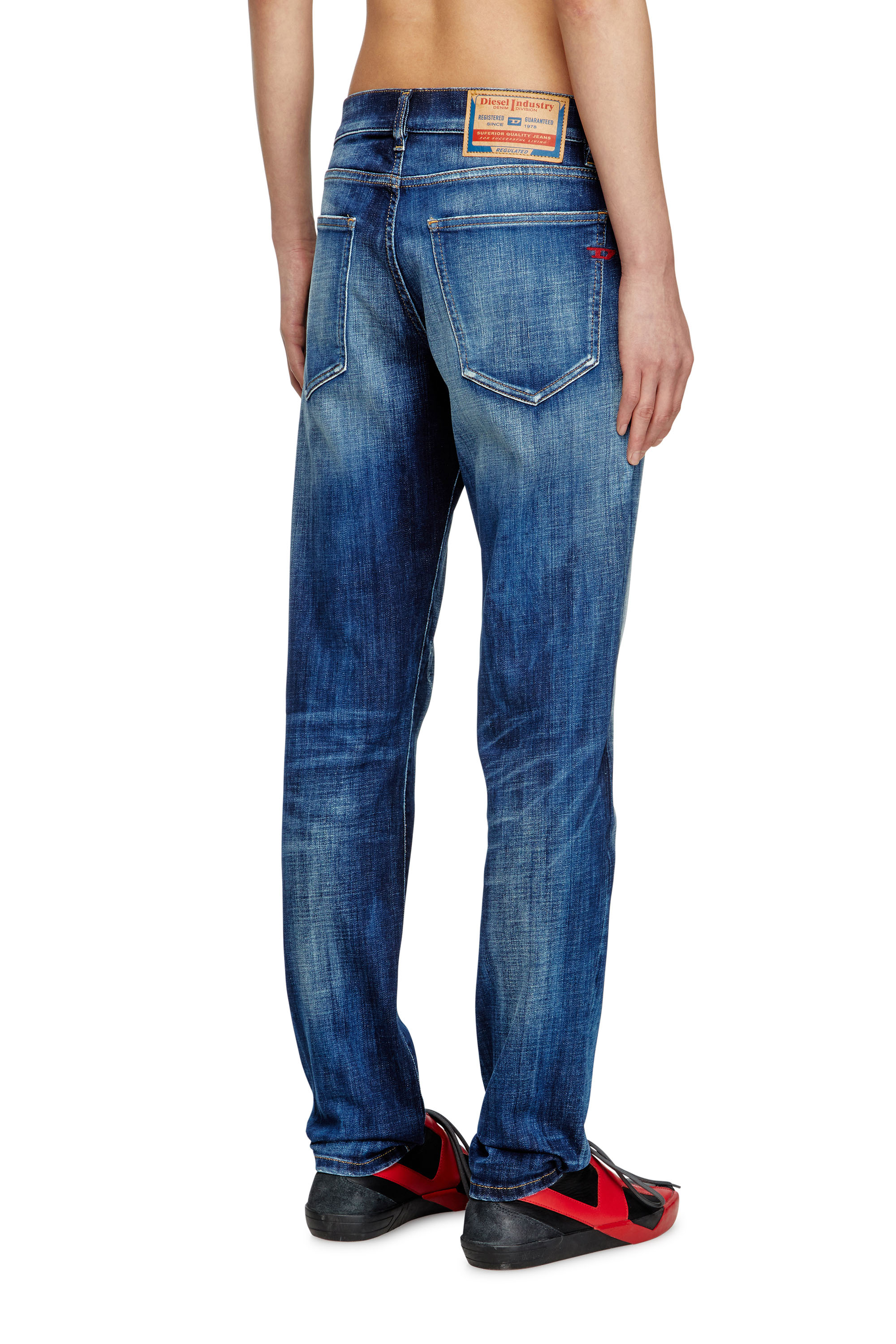 Diesel - Man's Slim Jeans 2019 D-Strukt 09M17, Dark Blue - 4