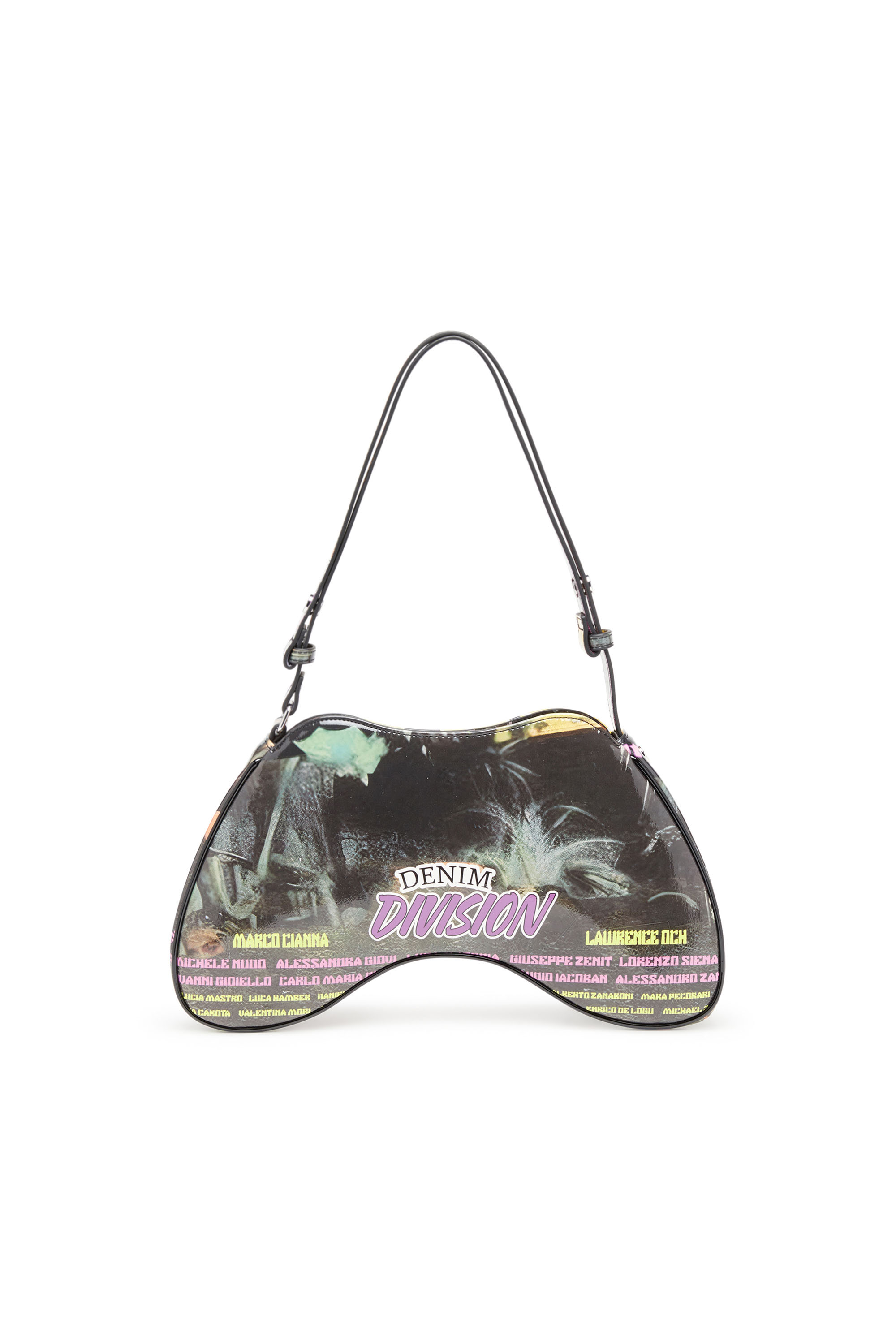 Diesel - PLAY SHOULDER, Donna Play-Borsa in PU stampato lucido in Multicolor - Image 2