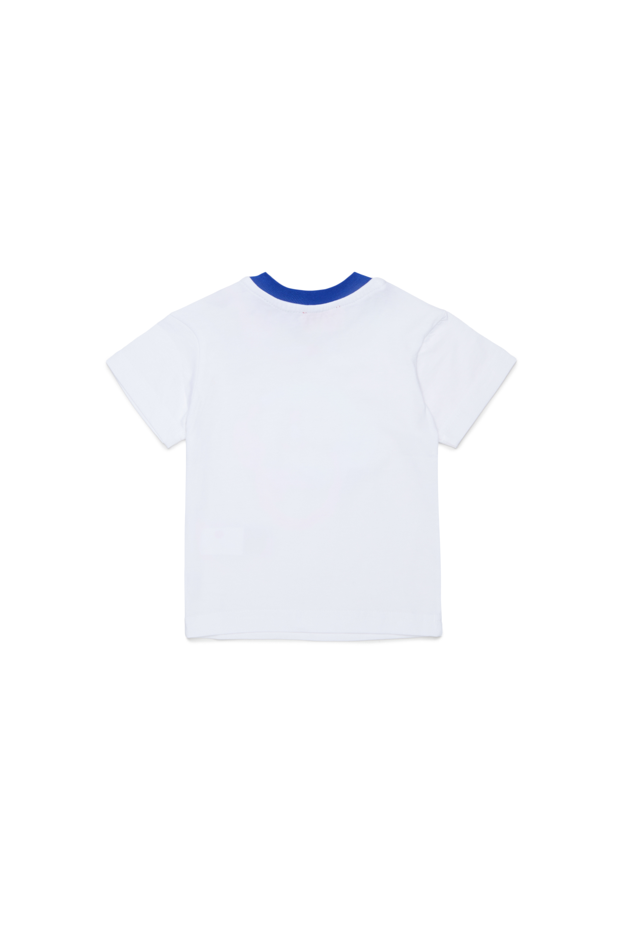 Diesel - TOKEYB, T-shirt in cotone con stampa scimmia Uomo in Bianco - 2
