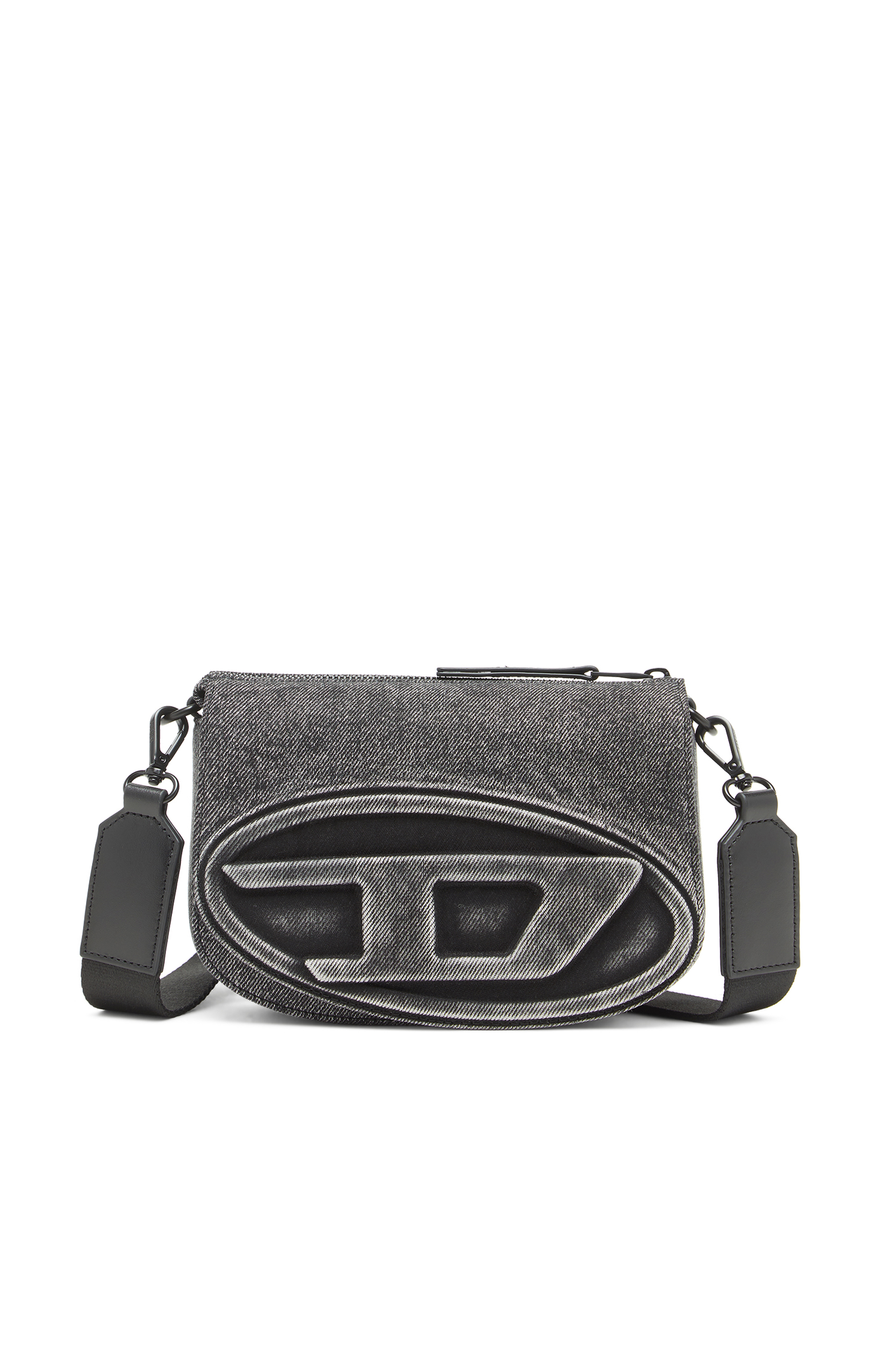 Diesel - 1DR CAMERA BAG, 1DR-Camera bag in denim washed Unisex in Grigio - 1