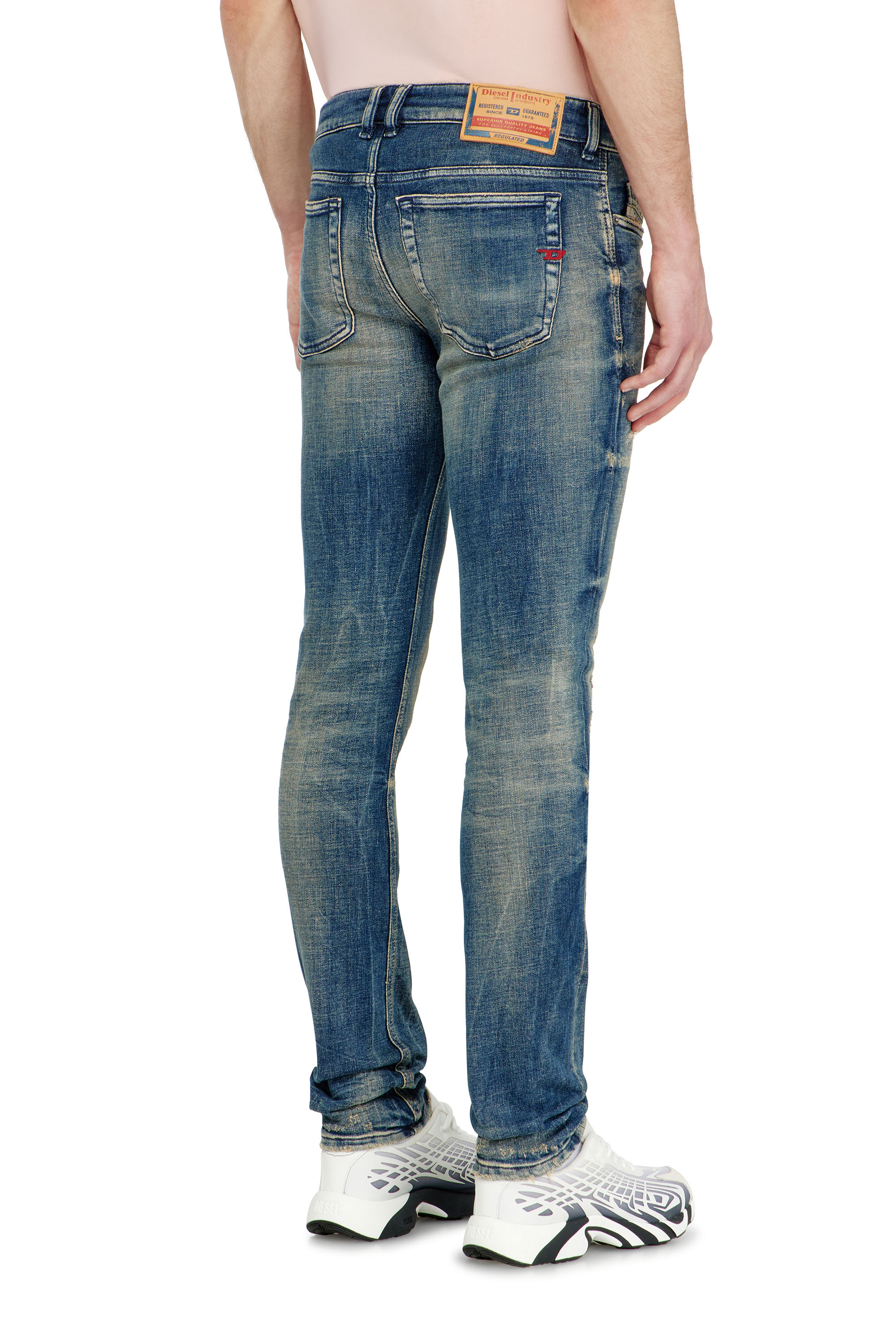 Diesel - Skinny Jeans 1979 Sleenker 09P68 Uomo, Blu Scuro - Image 5