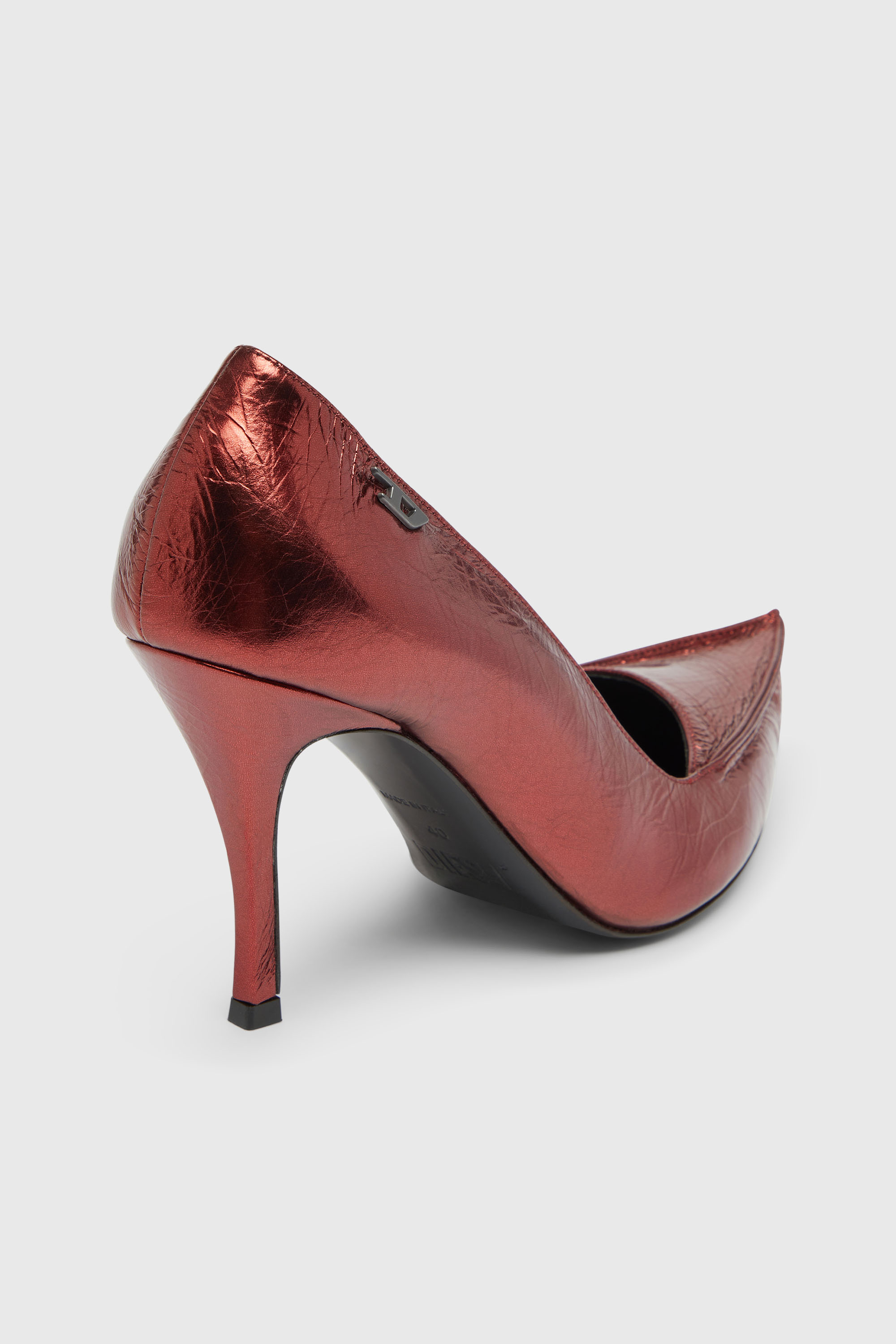 Diesel - D-LUCETTE-90-PUMP D, D-Lucette-D&eacute;collet&eacute; in pelle specchiata Donna in ToBeDefined - 5