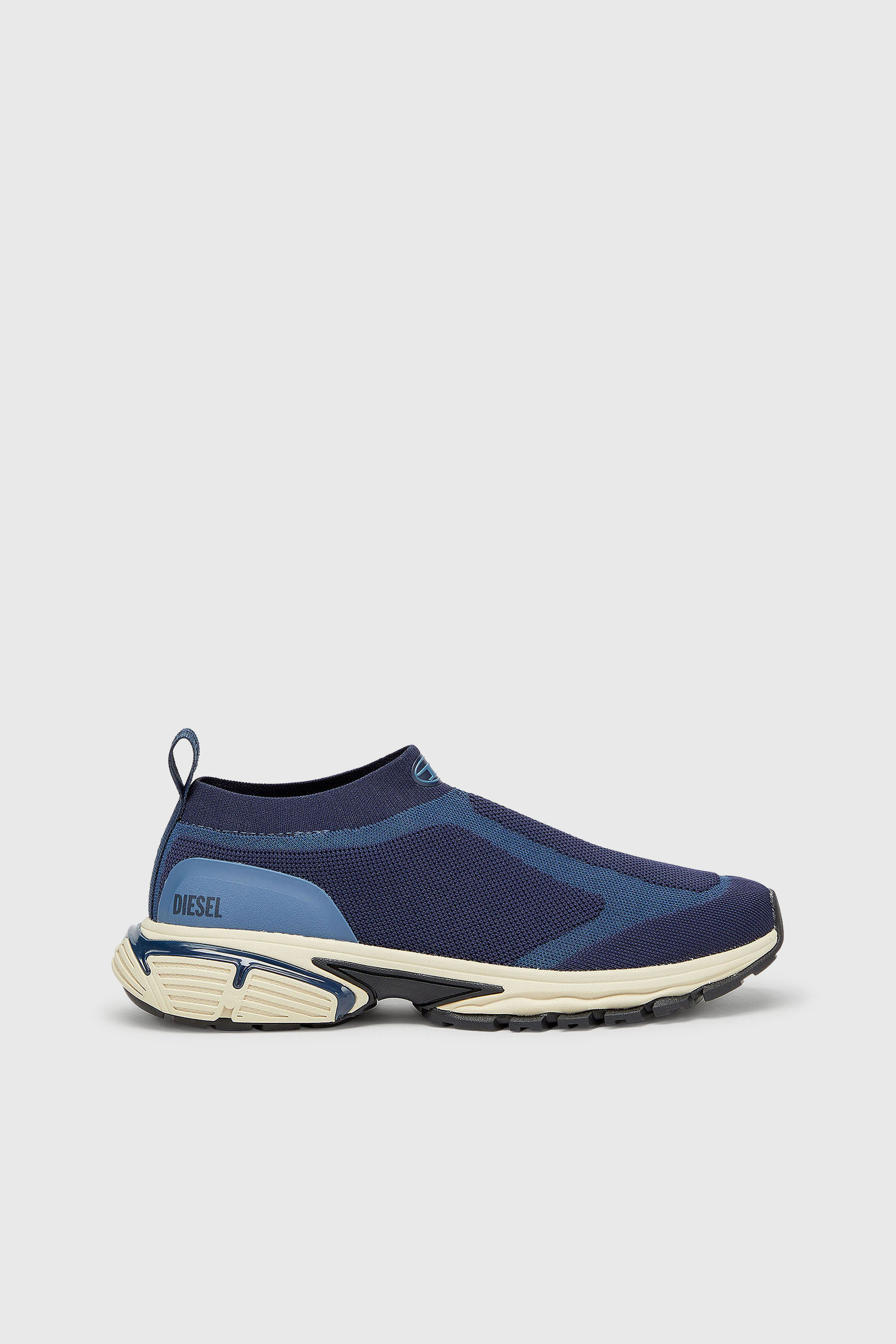 Diesel - S-PRO-V-DENSE-SOCKS, Pro-V-Dense-Sneakers a calzino in maglia slip-on Uomo in Blu - 1
