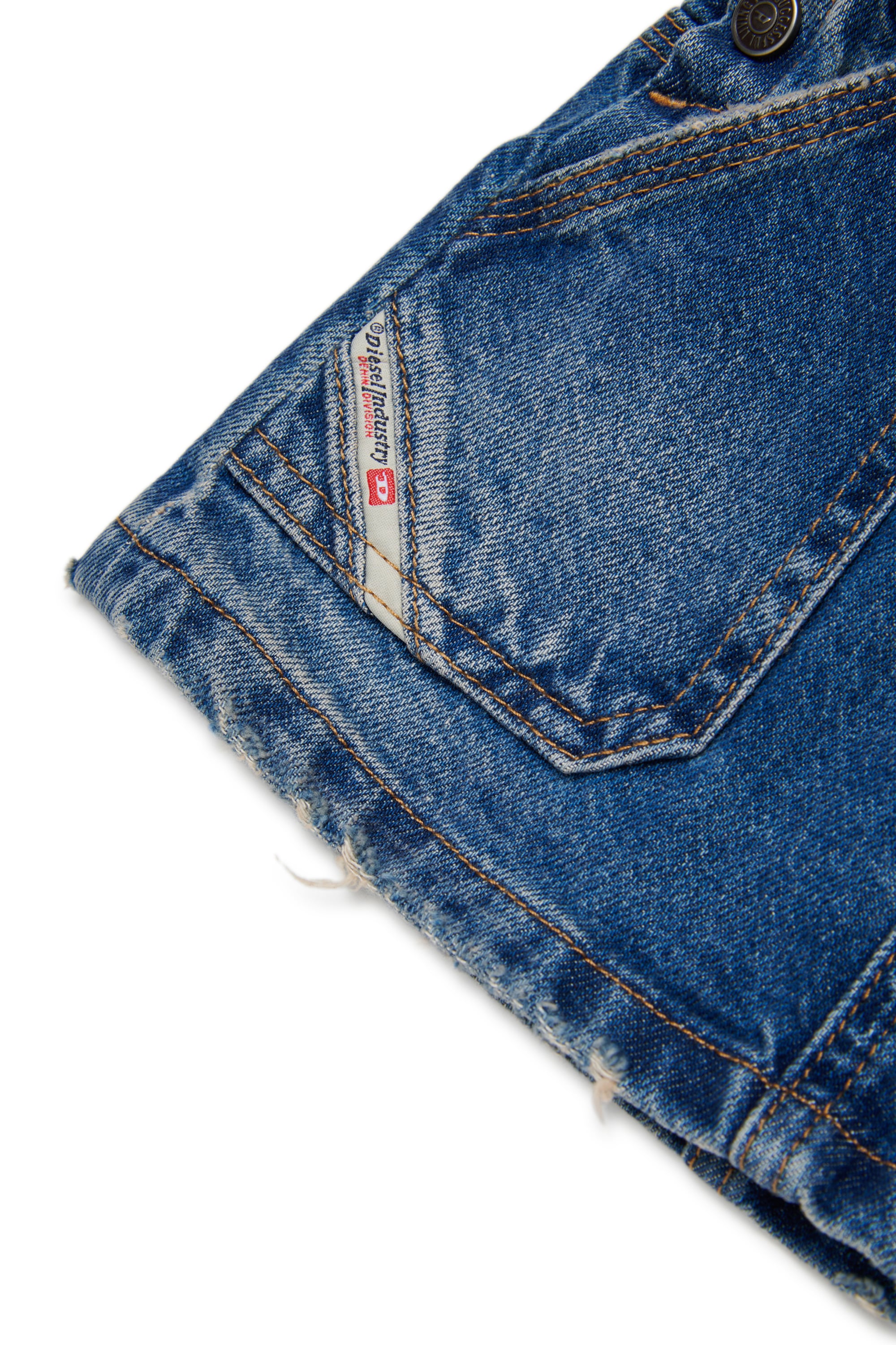 Diesel - JUMIB, Abito salopette in denim Donna in Blu - 4