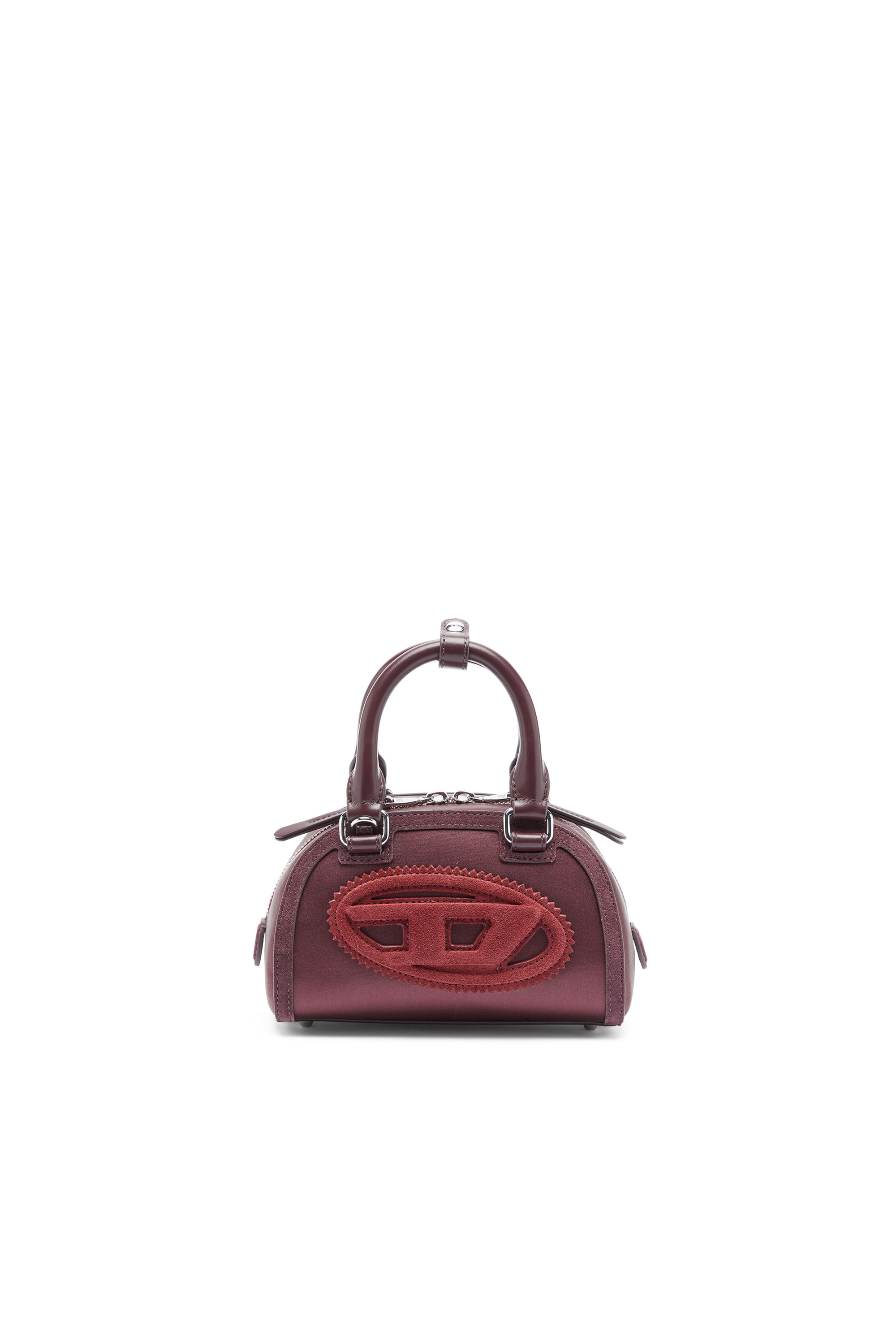 Diesel - 1DR DOME CROSSBODY, 1DR Dome - Borsa bowling piccola in raso e scamosciato Donna in ToBeDefined - 1