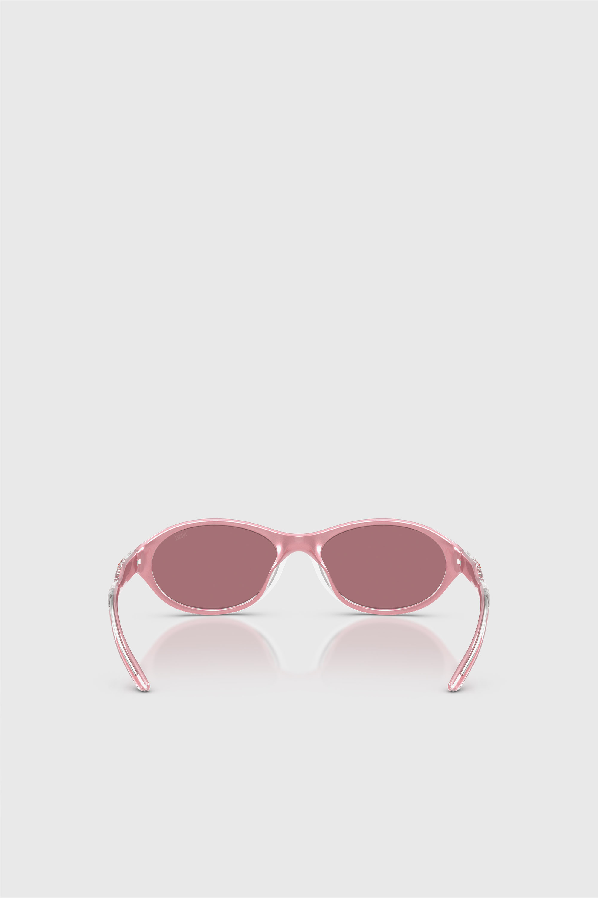 Diesel - 0DL3024U, Unisex's Oval Sunglasses in Pink - 4