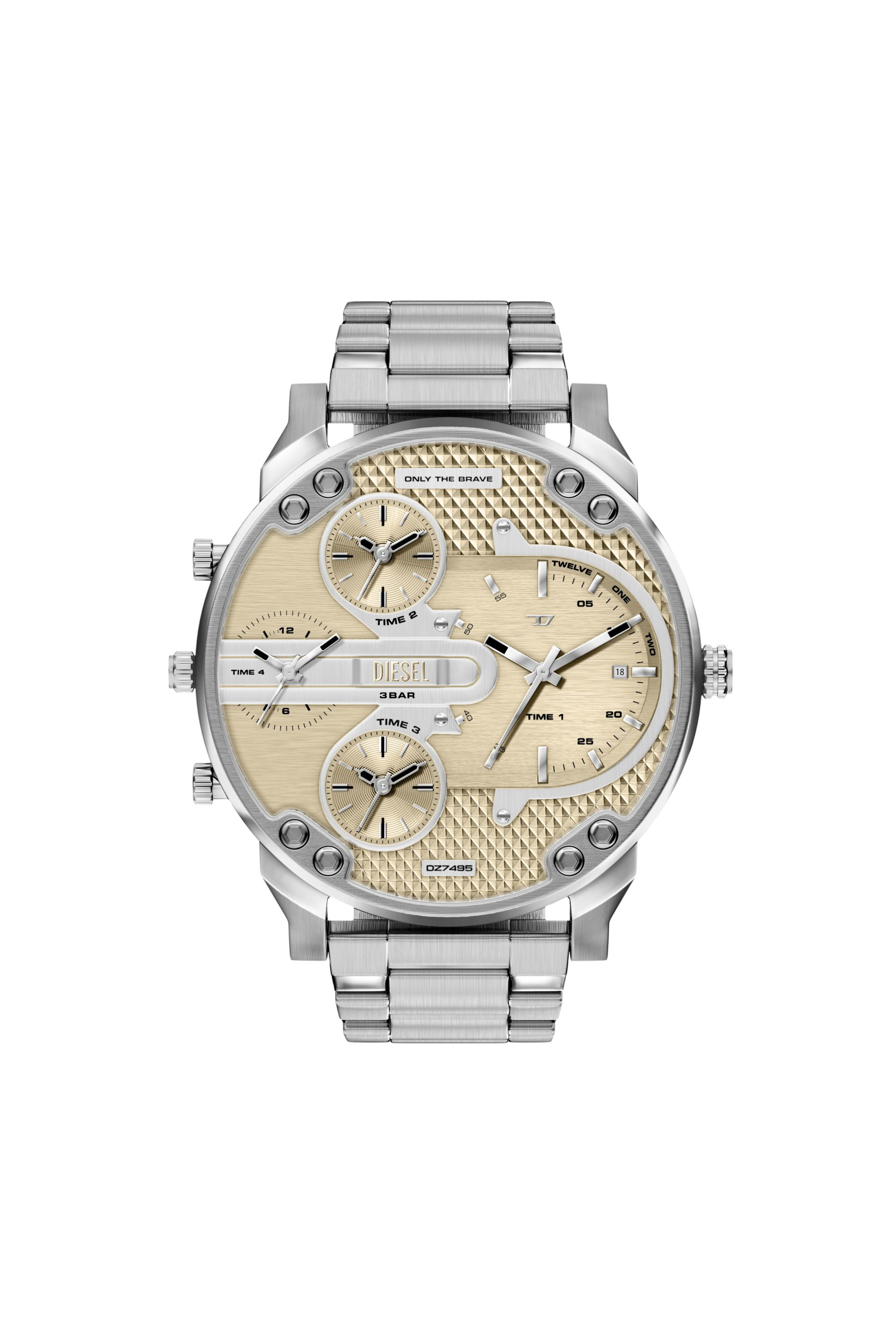 Diesel - DZ7495 WATCH, Orologio Mr. Daddy Slim in Acciaio Inox Uomo in Argento - 1