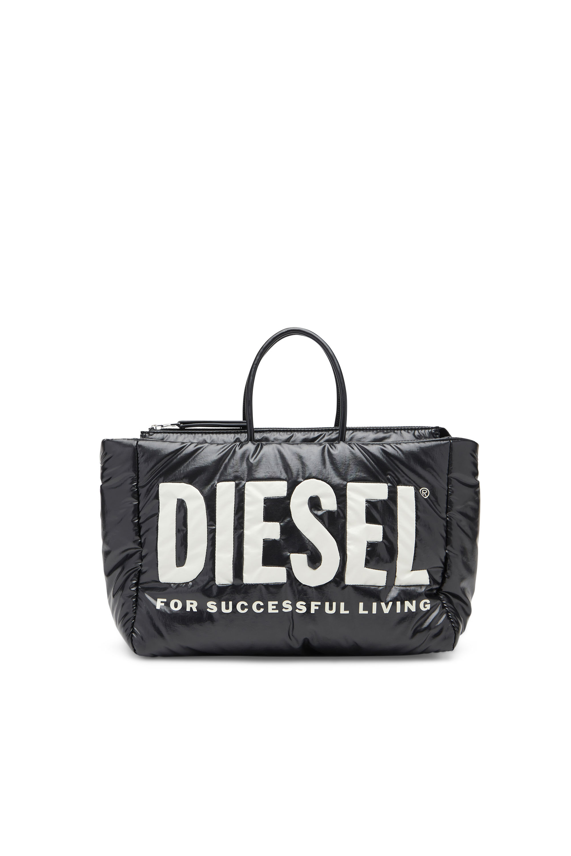 Diesel - PUFF DSL TOTE M X, Nero - Image 1