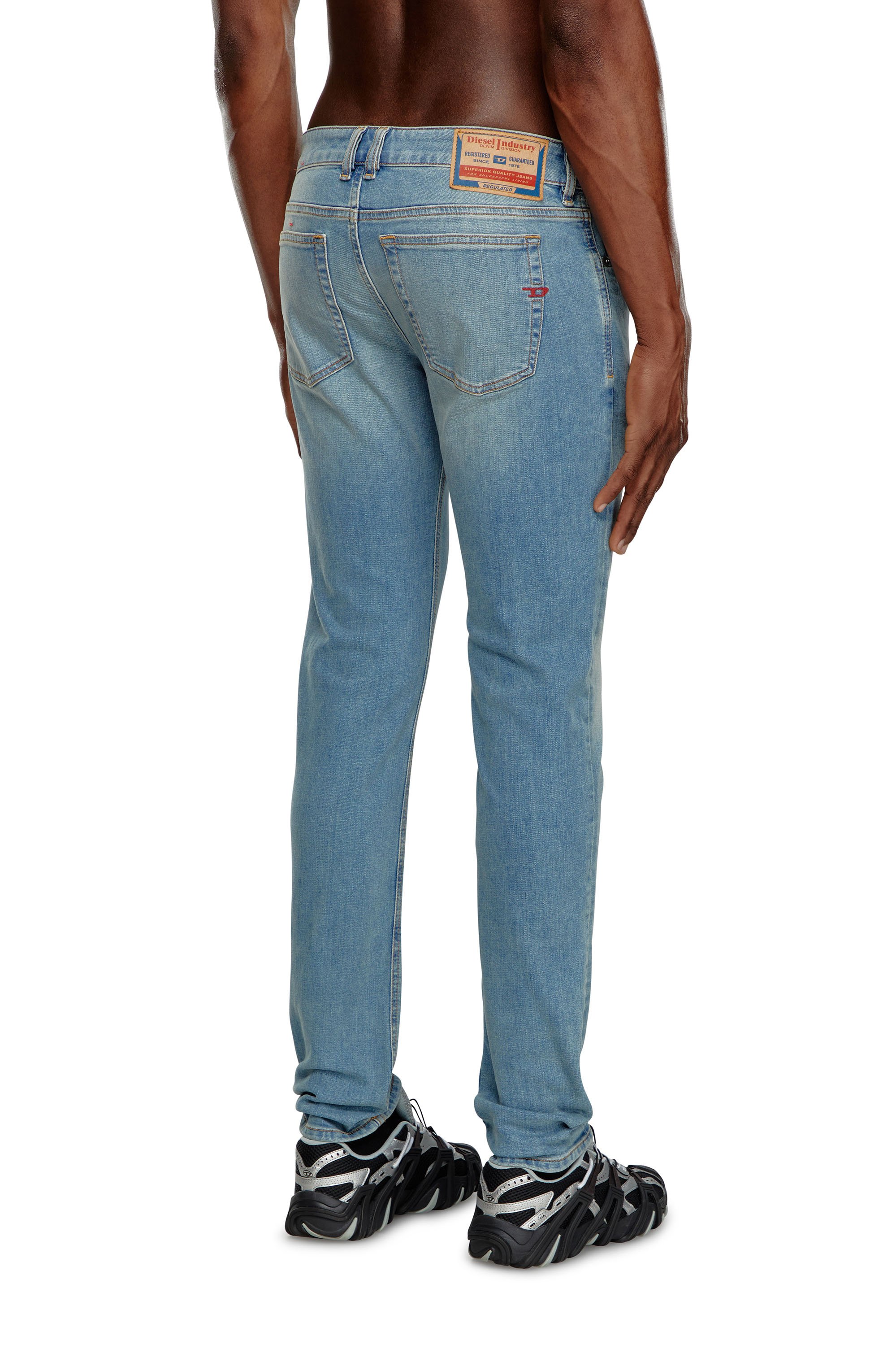 Diesel - Skinny Jeans 1979 Sleenker 09J16 Uomo, Blu Chiaro - Image 4