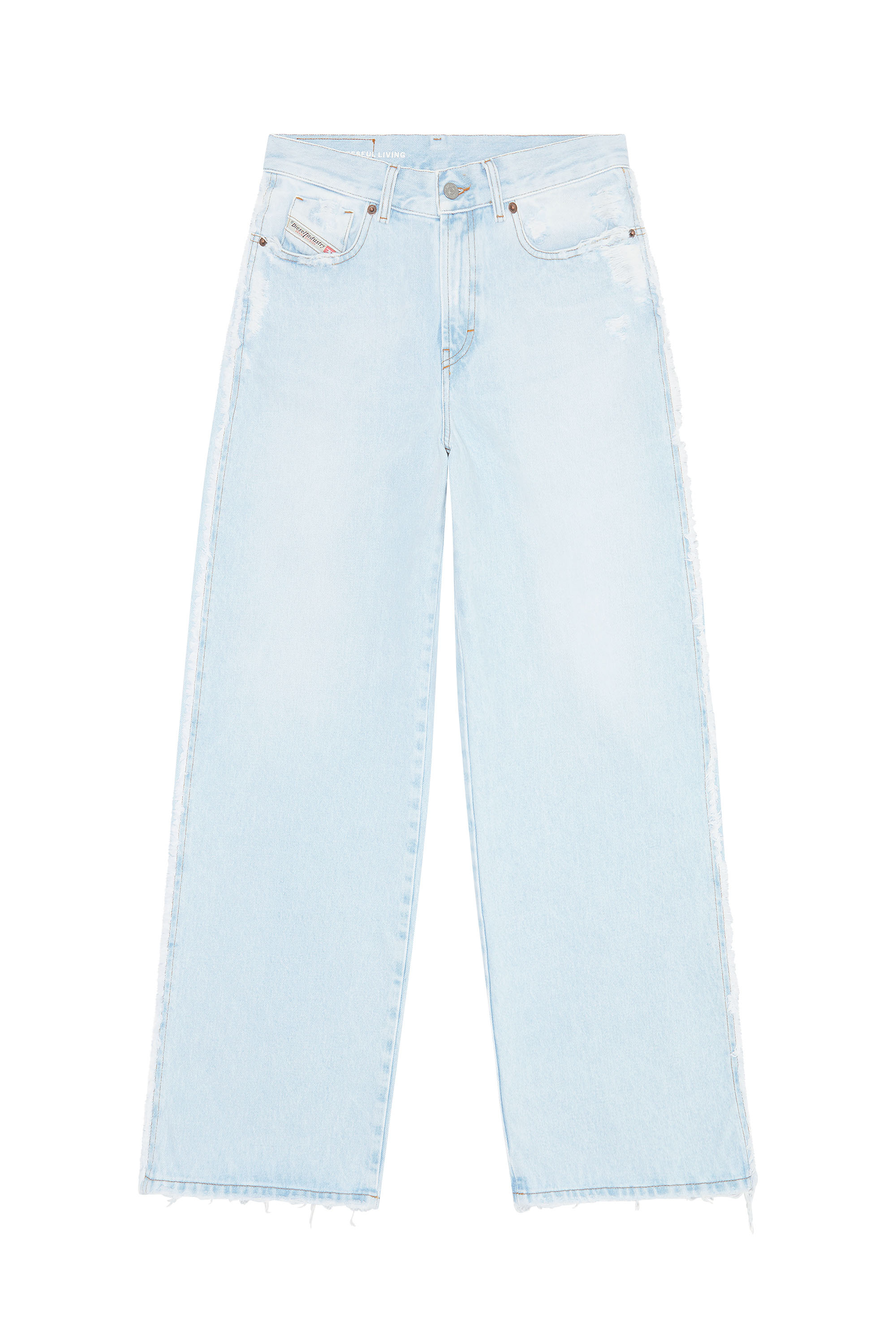2000 Widee 007M7 Bootcut and Flare Jeans, Blu Chiaro - Jeans