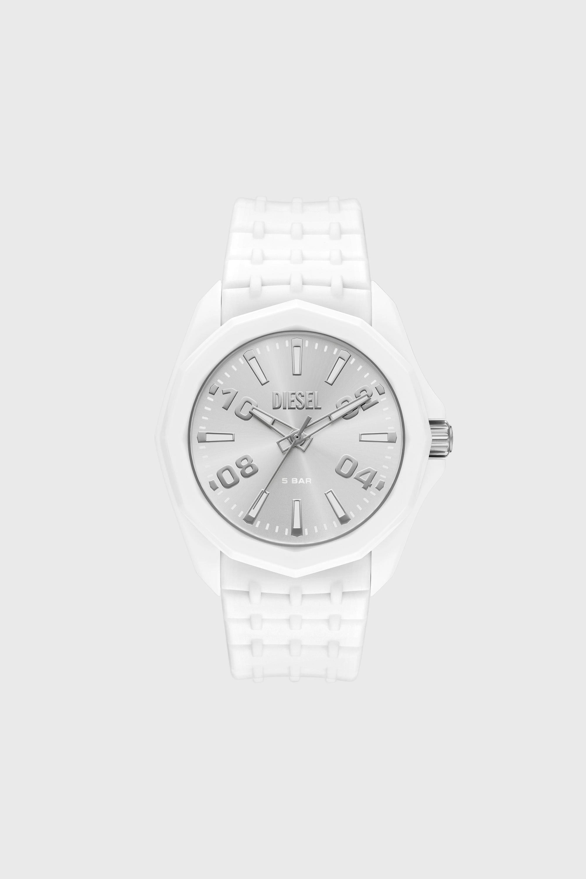 Diesel - DZ2244 WATCH, Orologio  Stinger in silicone bianco Uomo in Bianco - 1