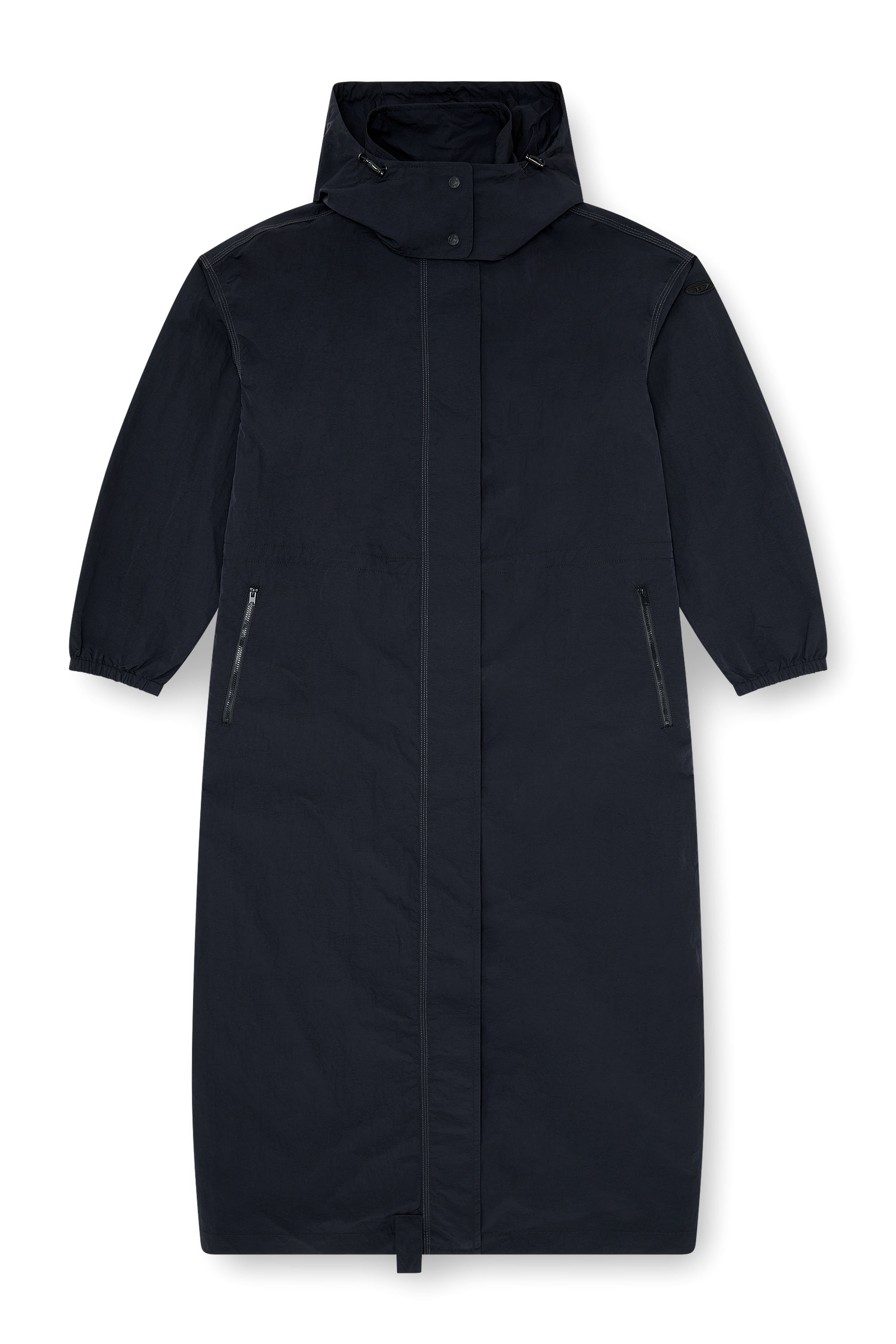 Diesel - G-ASTER-T1, Trench in nylon con cappuccio rimovibile Donna in ToBeDefined - 3