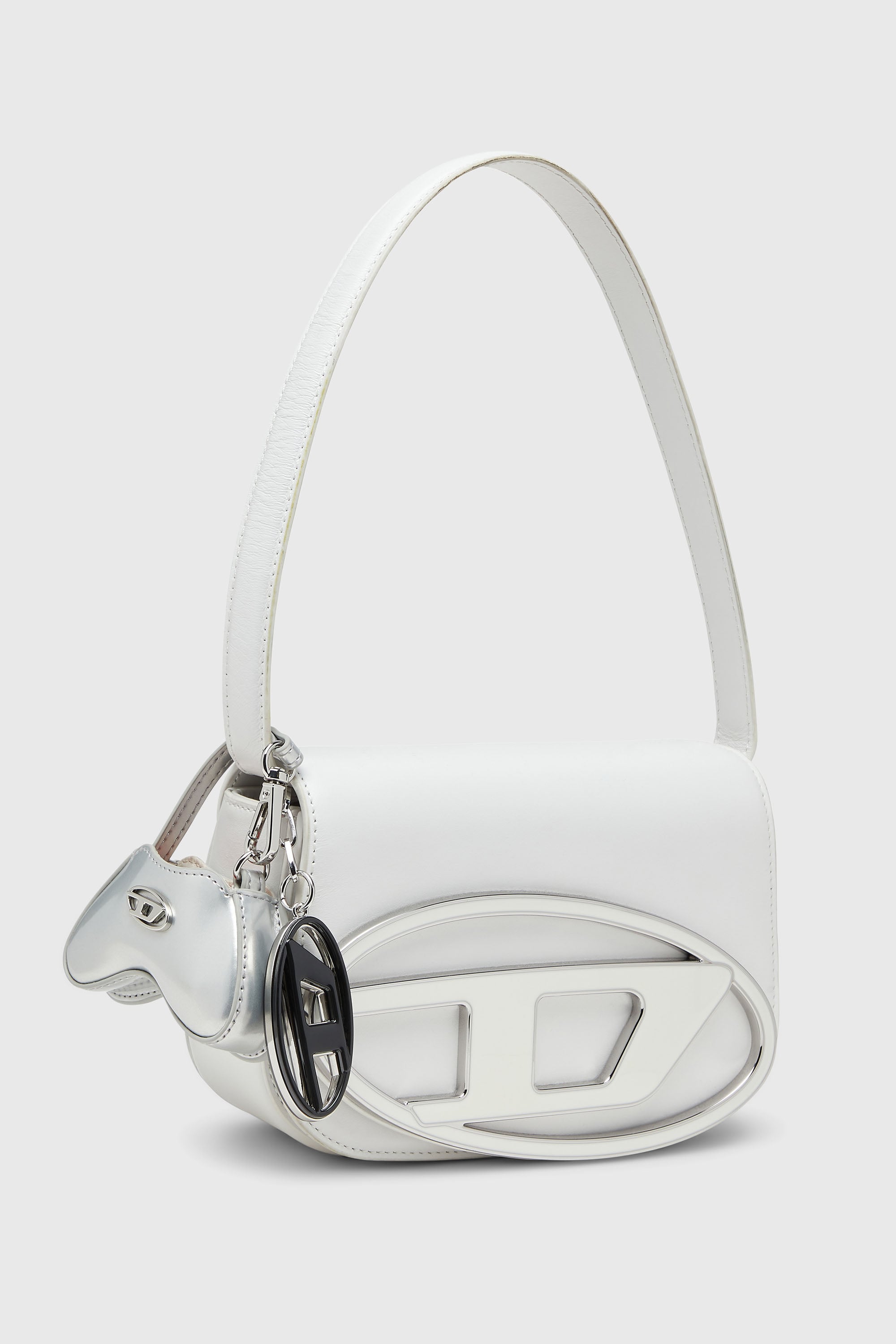 Diesel - 1DR, 1DR-Iconica borsa a spalla in nappa Donna in Bianco - 2
