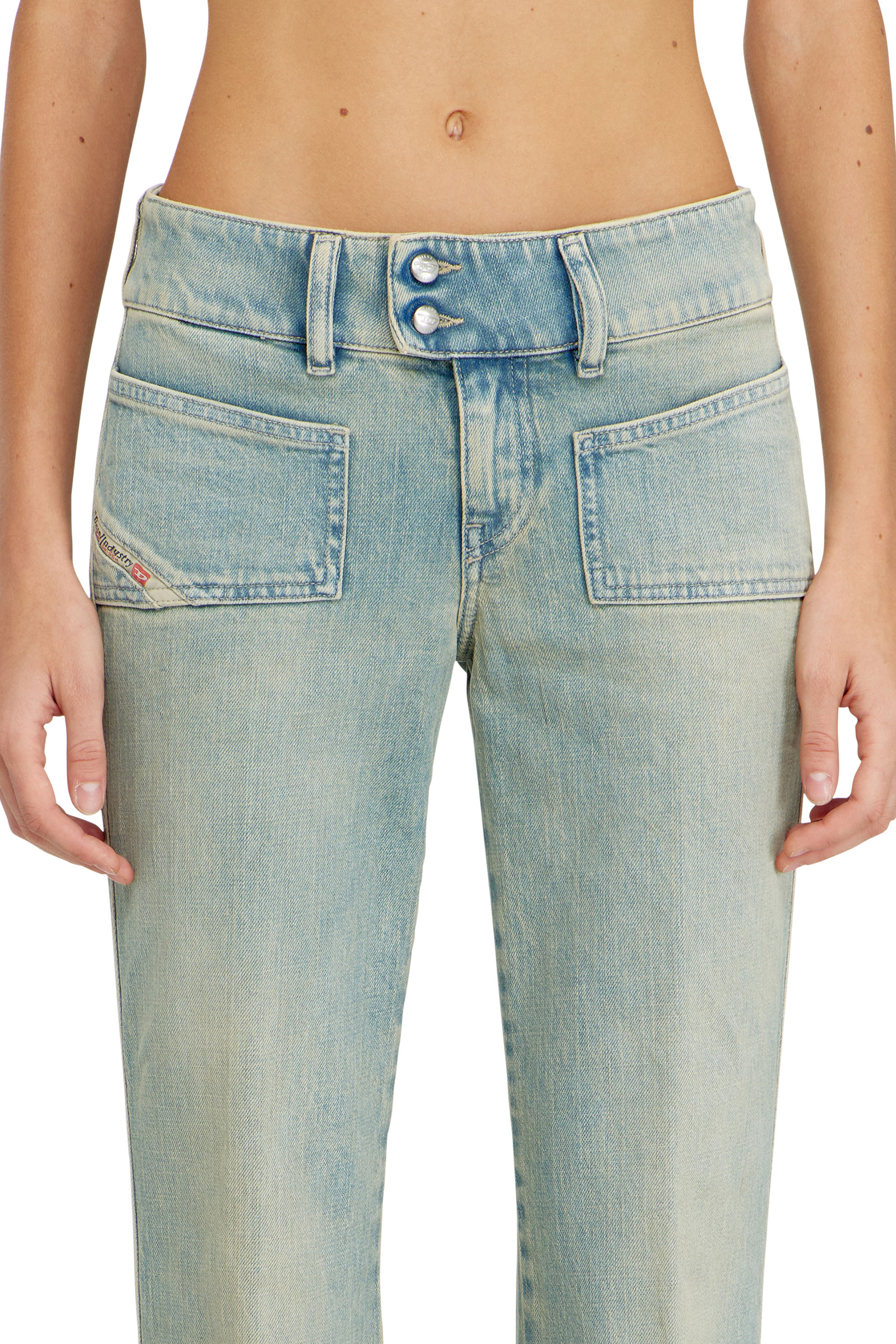 Diesel - Bootcut Jeans D-Hush 09N33 Donna, Blu medio - Image 4