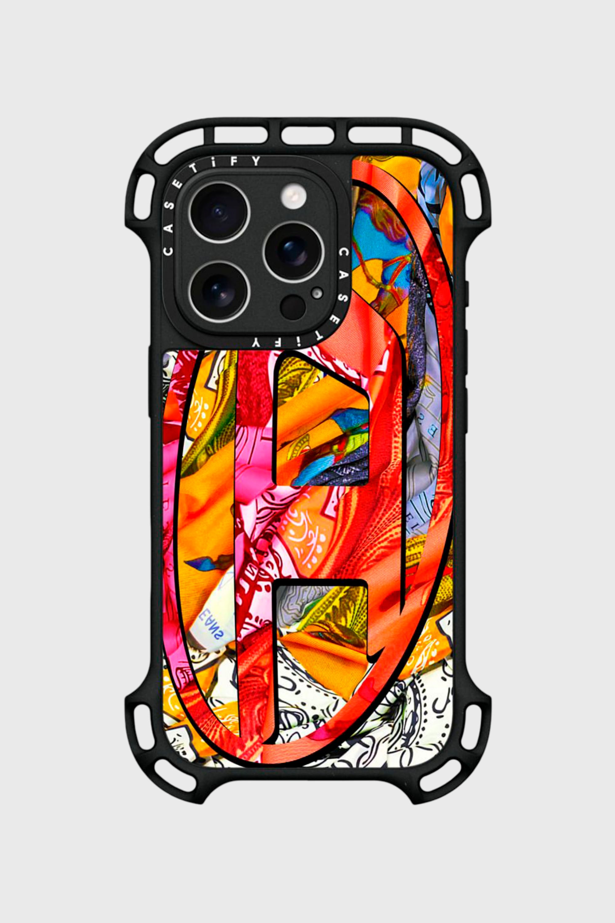 Diesel - 60294 CASETIFY MOULDED CASE, Custodia Bandana iPhone 16 Pro Unisex in Multicolor - 1