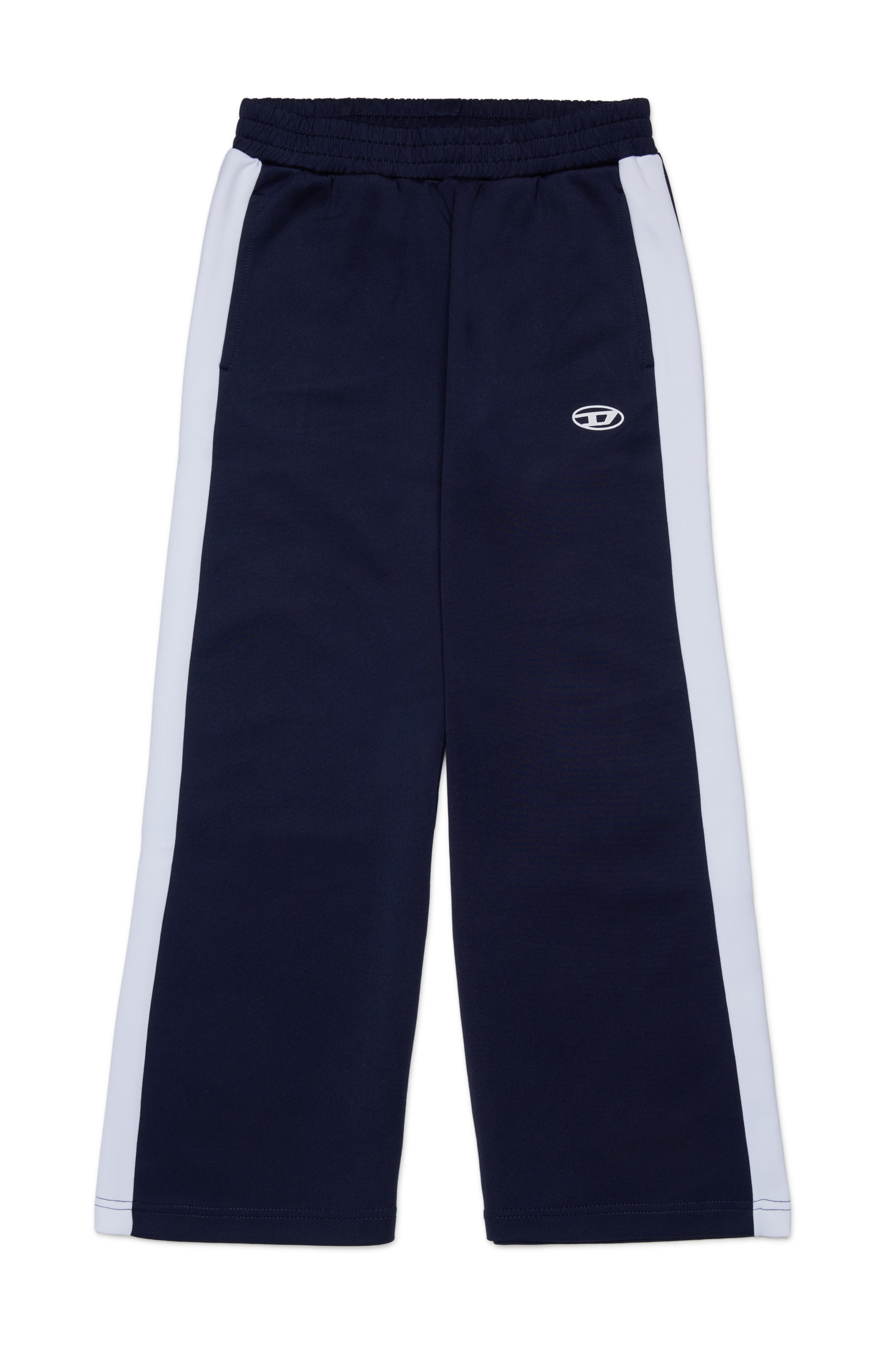Diesel - PBOS, Pantaloni da tuta con bande laterali Uomo in Blu - 1