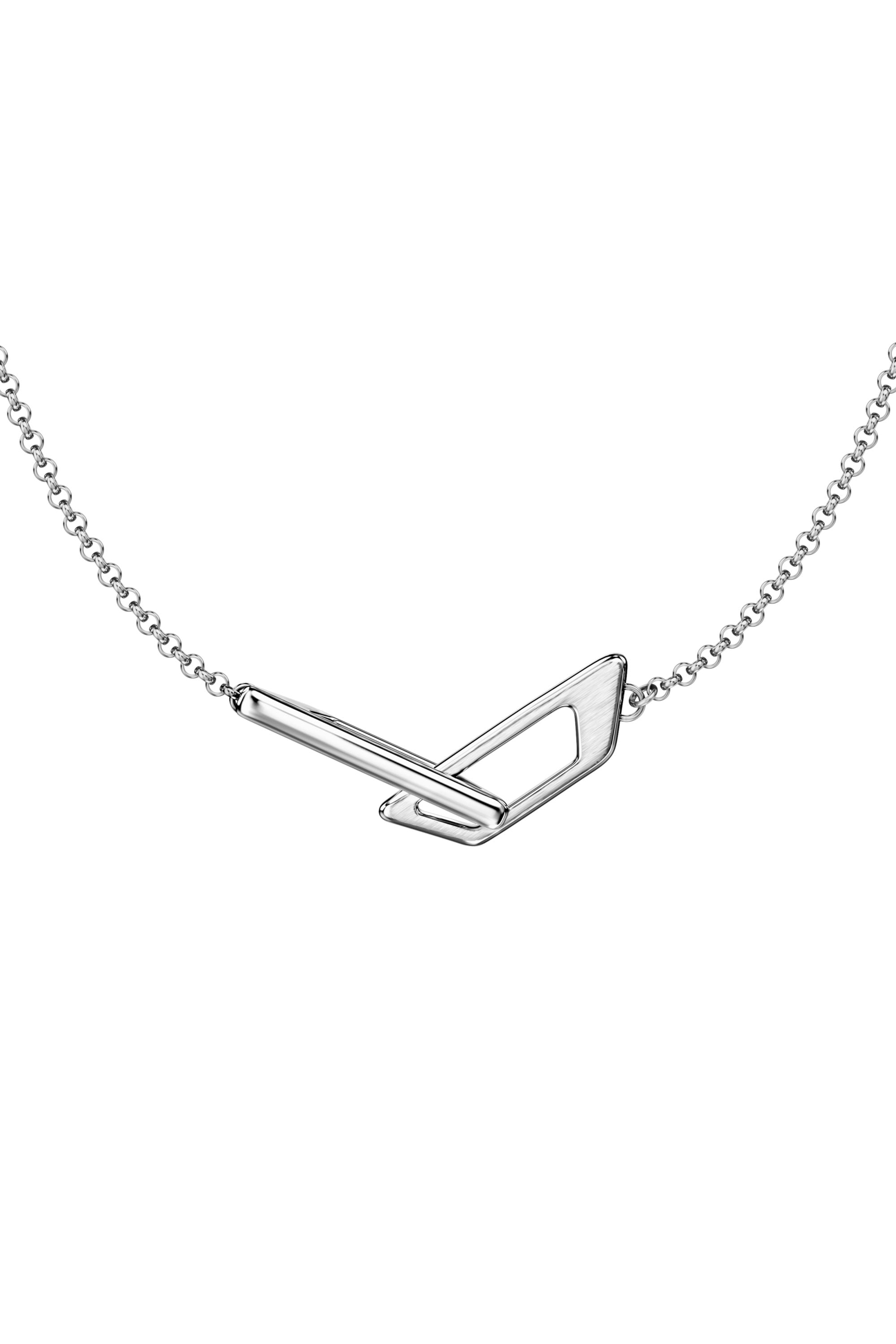 Diesel - DX1727040, Collana a fascia in acciaio inox Unisex in Argento - 2