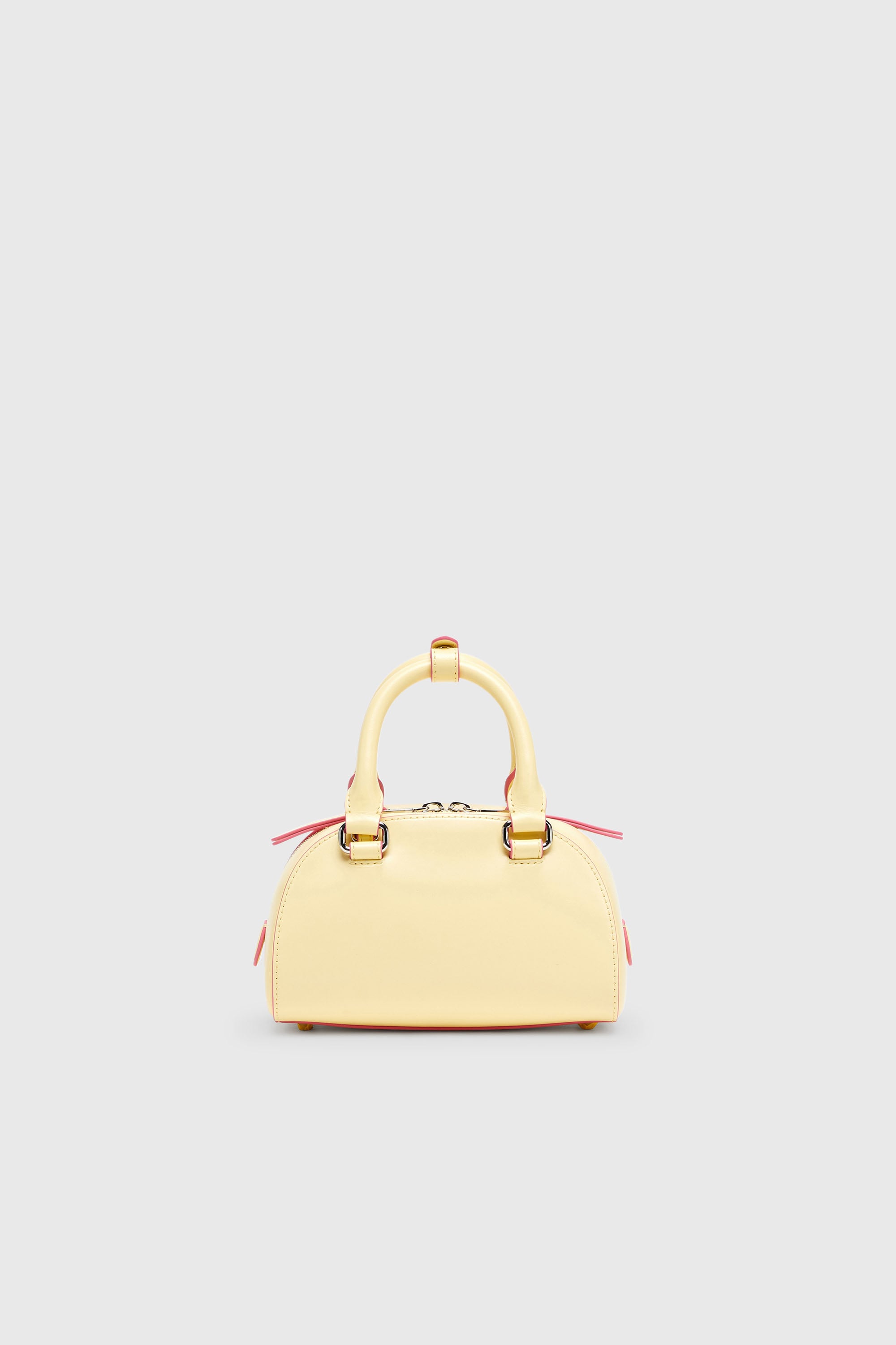 Diesel - 1DR DOME CROSSBODY, 1DR Dome-Borsa bowling piccola in pelle Donna in Giallo - 2