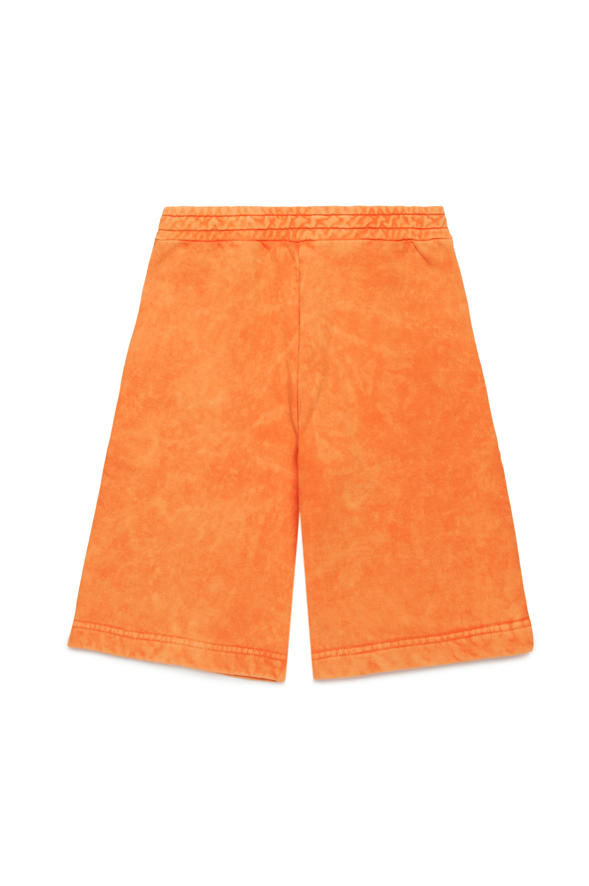 Diesel - PARRID, Shorts sportivi marmorizzati con stampa grafica Uomo in Arancione - 2