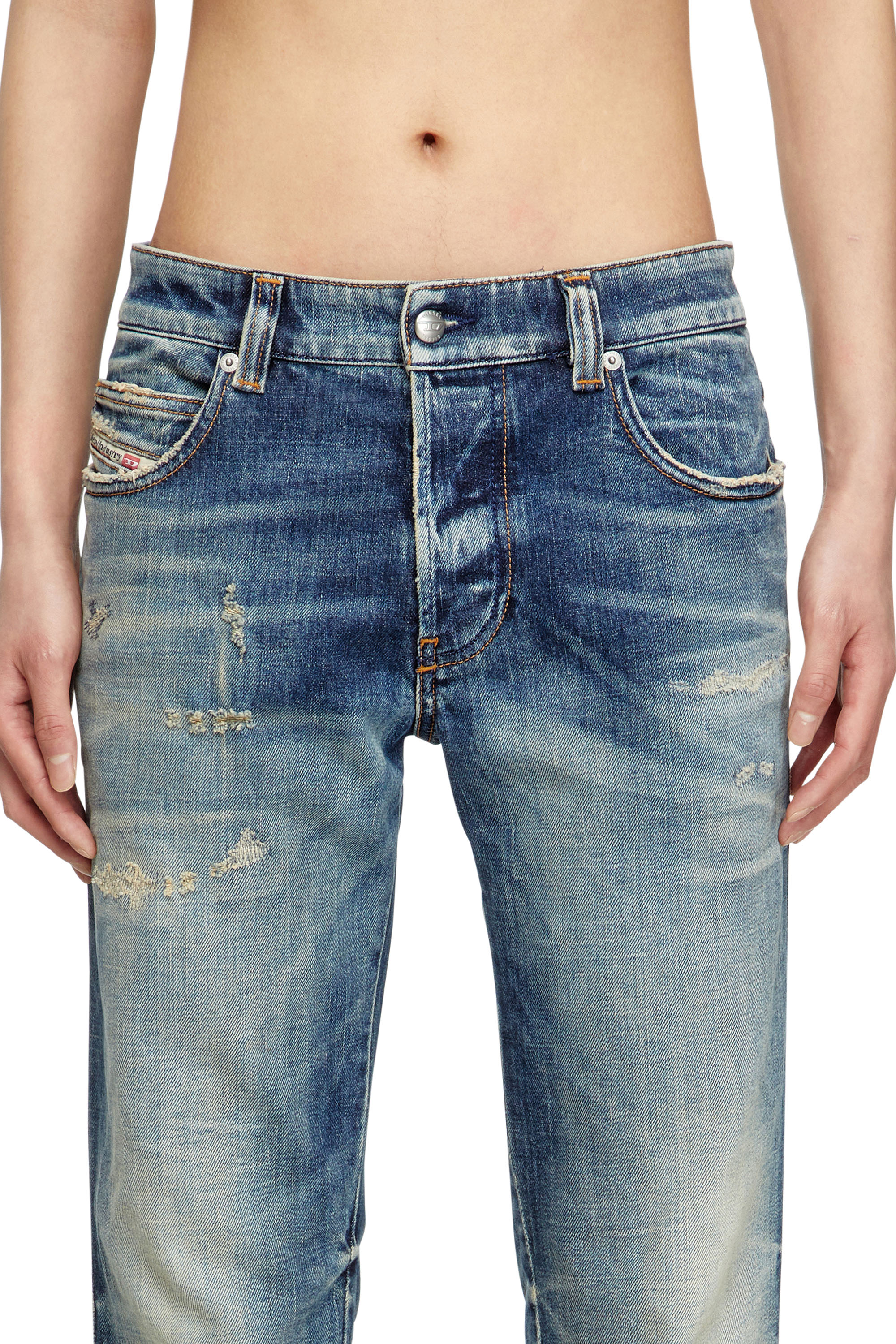 Diesel - Slim Jeans 1993 D-Vyl 09M55 Uomo, Blu Scuro - Image 5