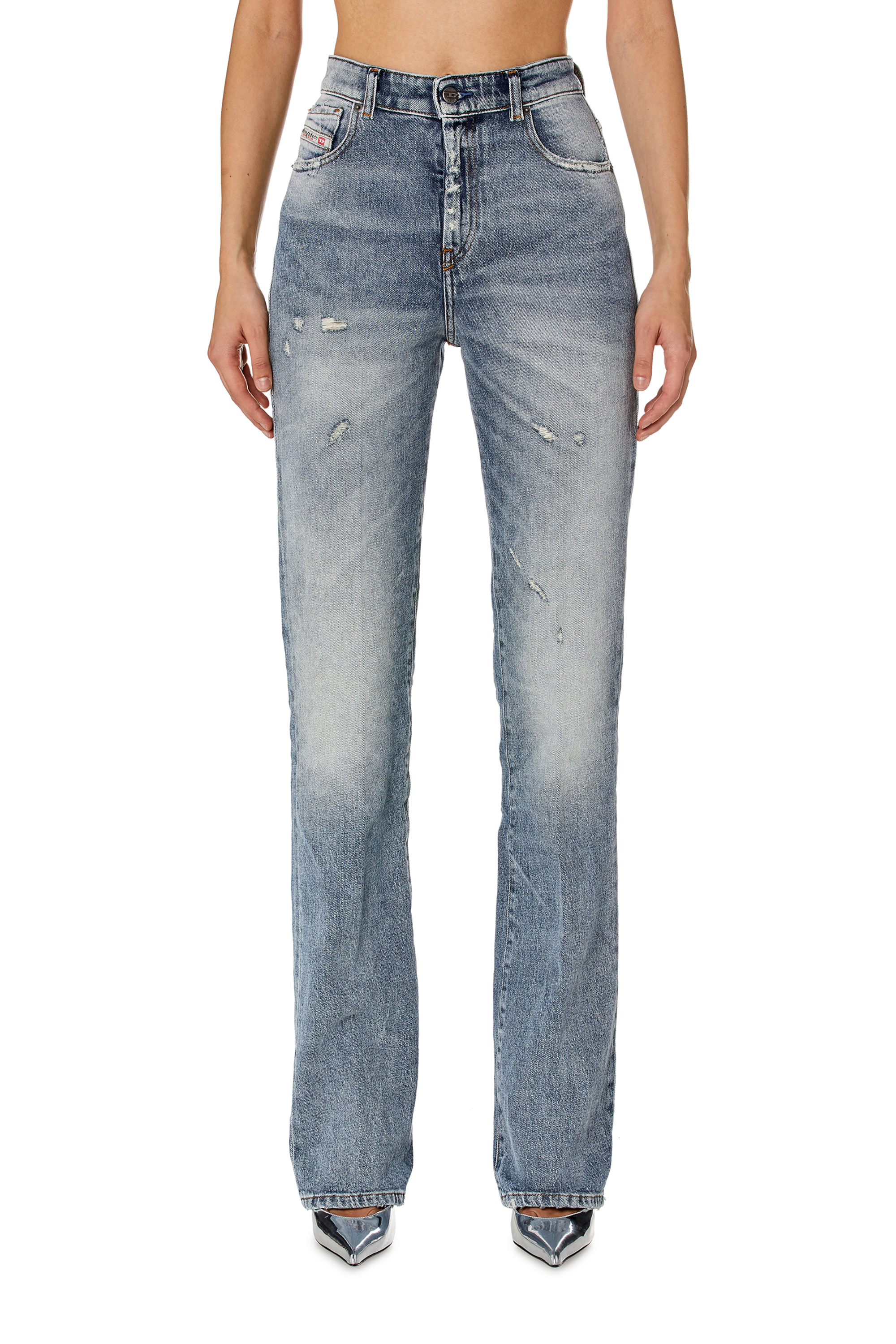 Diesel - Bootcut Jeans 2003 D-Escription 09J57 Donna, Blu medio - Image 1