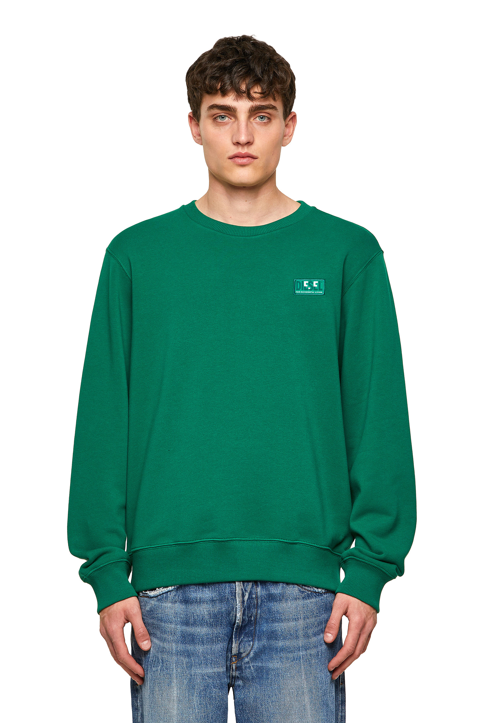 S-GIRK-E1, Verde Scuro - Felpe