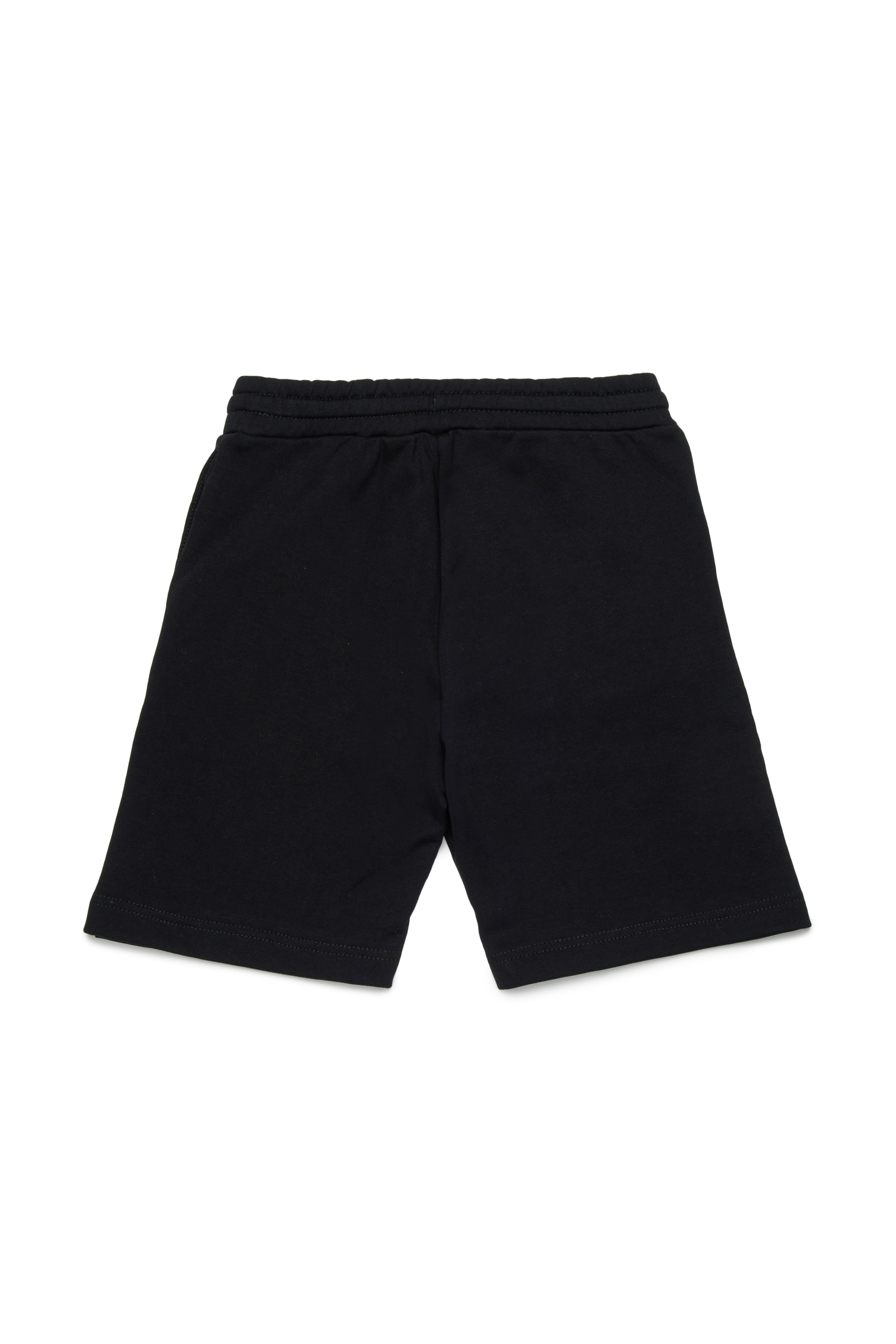 Diesel - PBASESHORT, Shorts sportivi con logo dégradé Uomo in Nero - 2