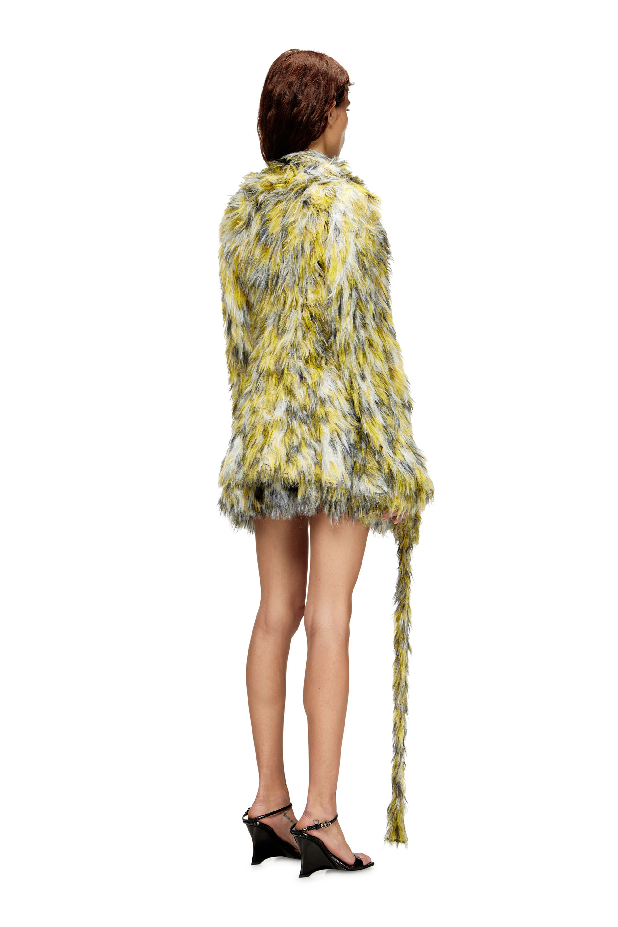 Diesel - M-ANNAINE, Gardigan aperto in maglia fluffy Donna in Multicolor - 4