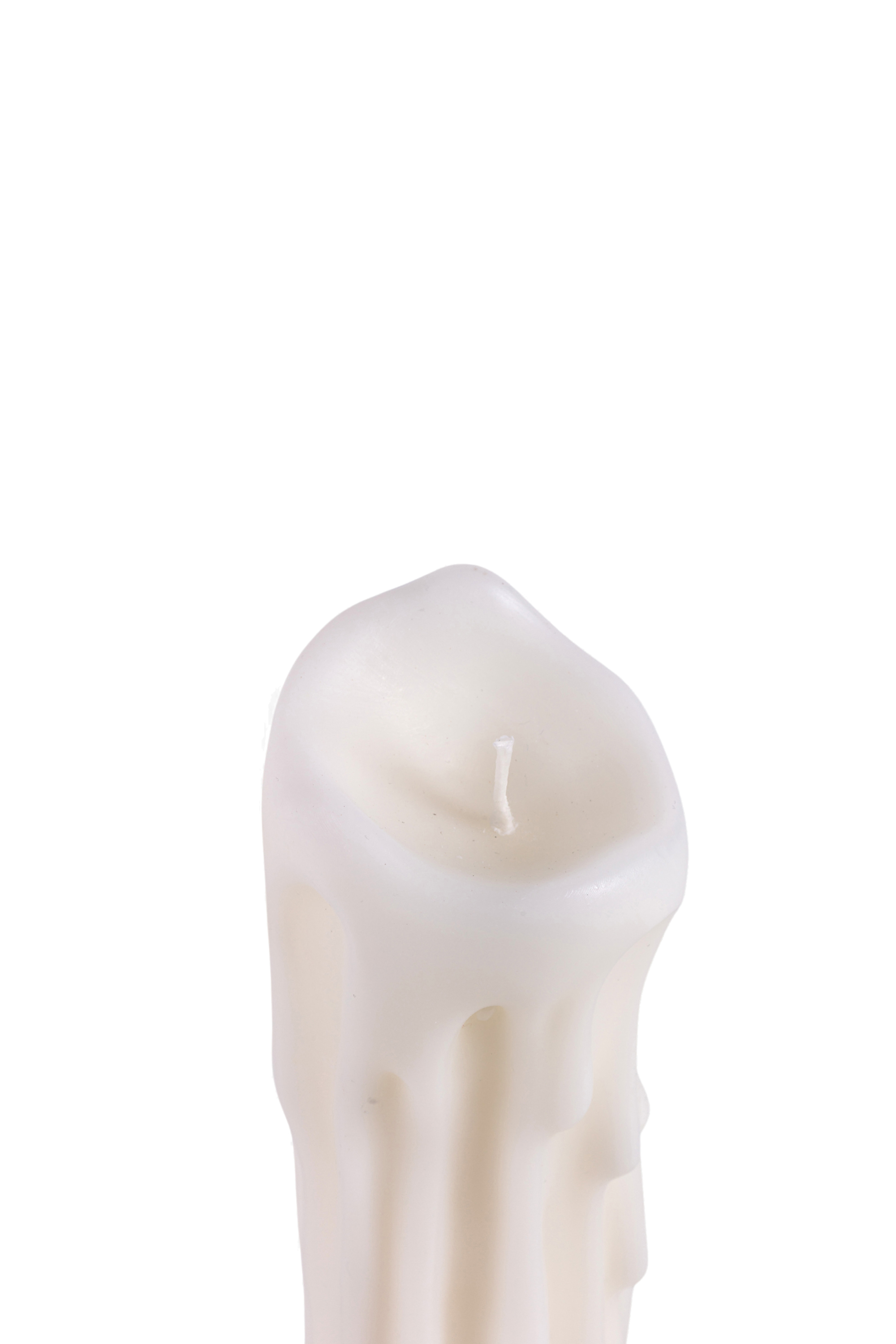 Diesel - 11165 CANDLE&nbsp;"MELT-D&rdquo; CM&nbsp;15X15X29,5&nbsp;SING, Candela decorativa Unisex in Bianco - 2