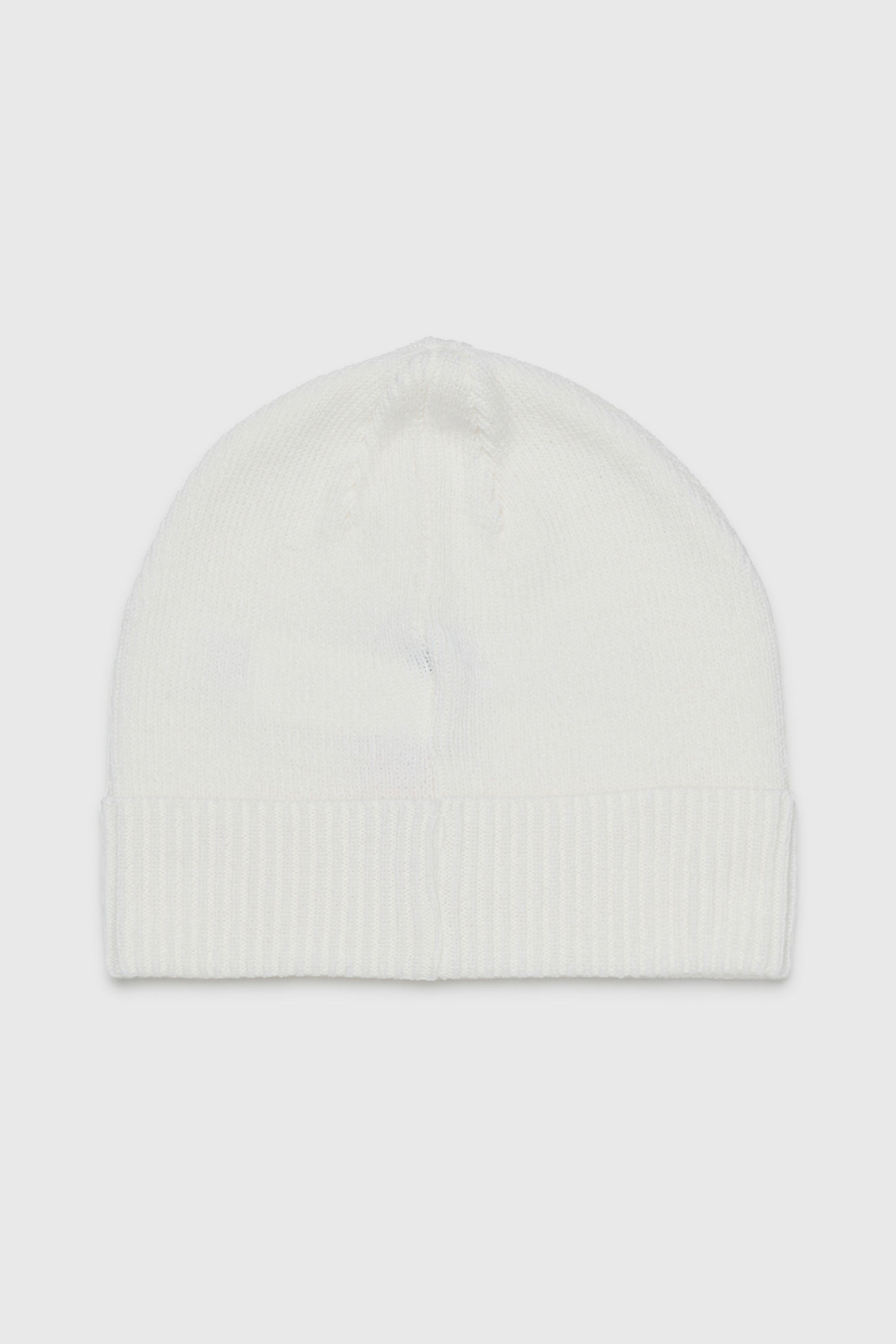 Diesel - FBAND, Berretto in misto lana con logo Unisex in Bianco - 2