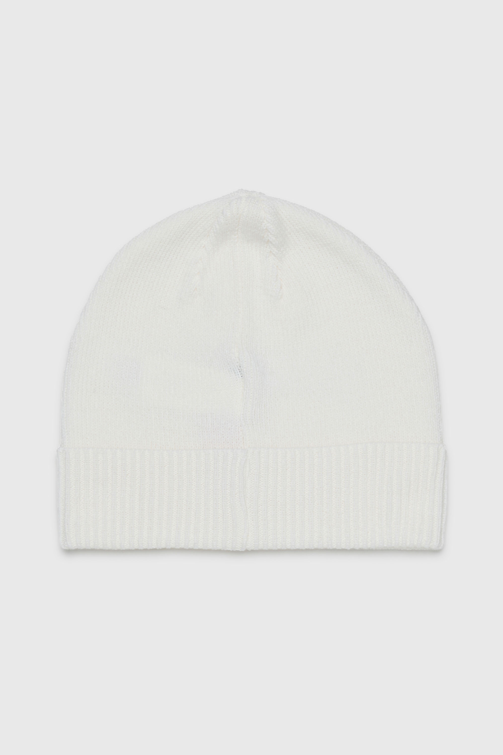 Diesel - FBAND, Berretto in misto lana con logo Unisex in Bianco - 2