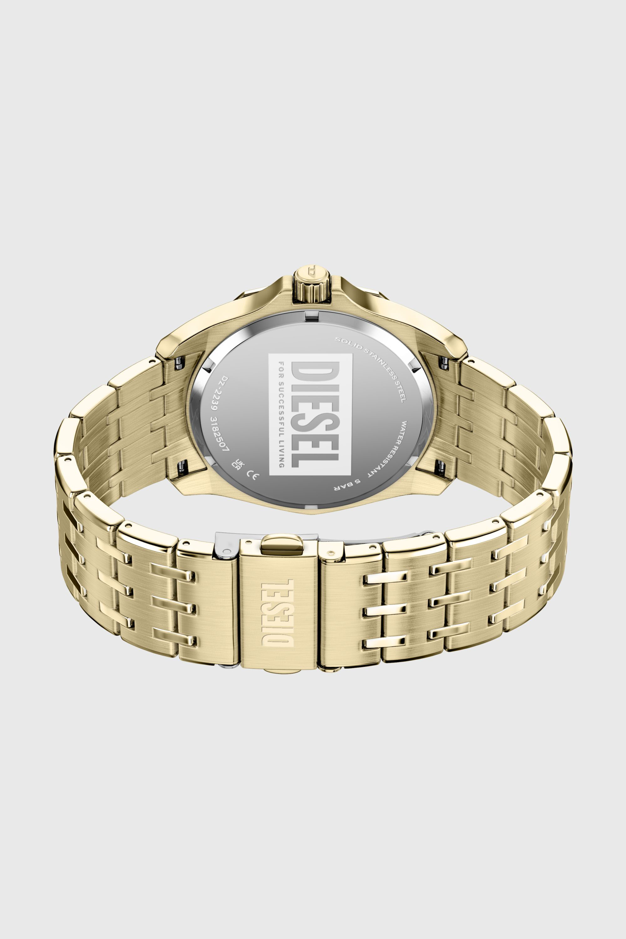 Diesel - DZ2239 WATCH, Orologio Stinger in acciaio color oro Uomo in Oro - 6