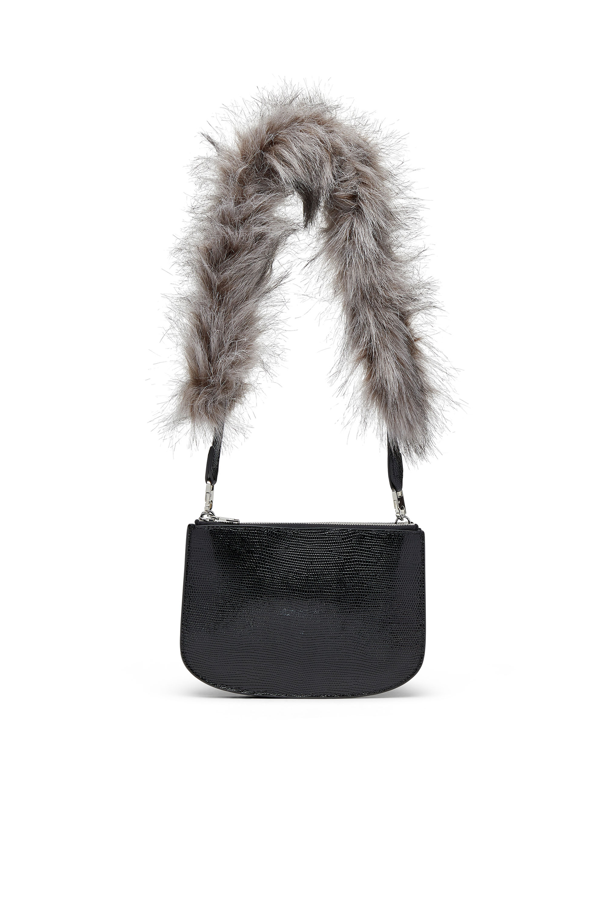 Diesel - 1DR TWIN, 1DR Twin-Borsa a doppio scomparto in pelle embossed Donna in Nero - 3