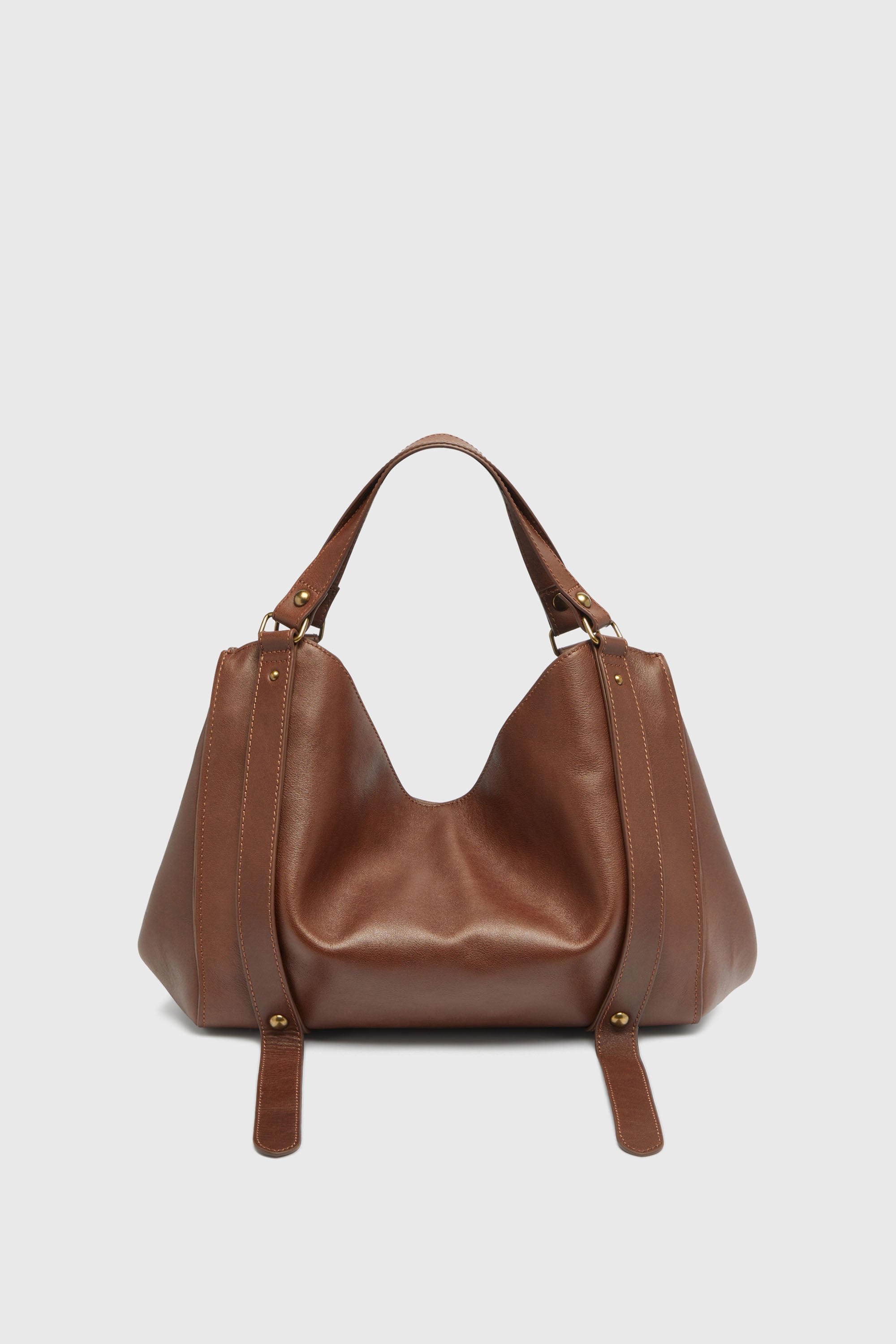 Diesel - D-ONE TOPHANDLE M, D-One-Borsa media a mano in pelle trattata Unisex in Marrone - 2