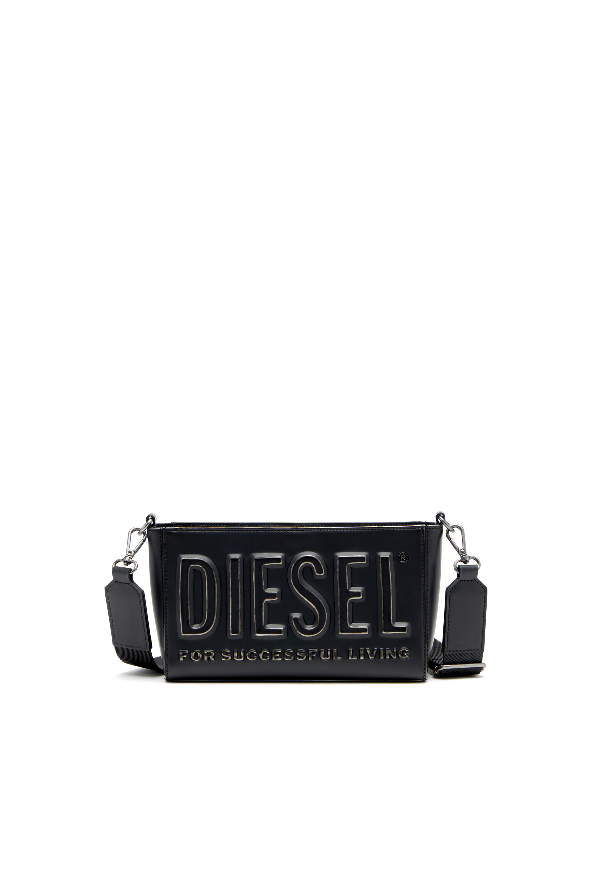 Diesel - DSL 3D CAMERA BAG X, Dsl 3D-Camera bag in PU spazzolato Uomo in Nero - 2