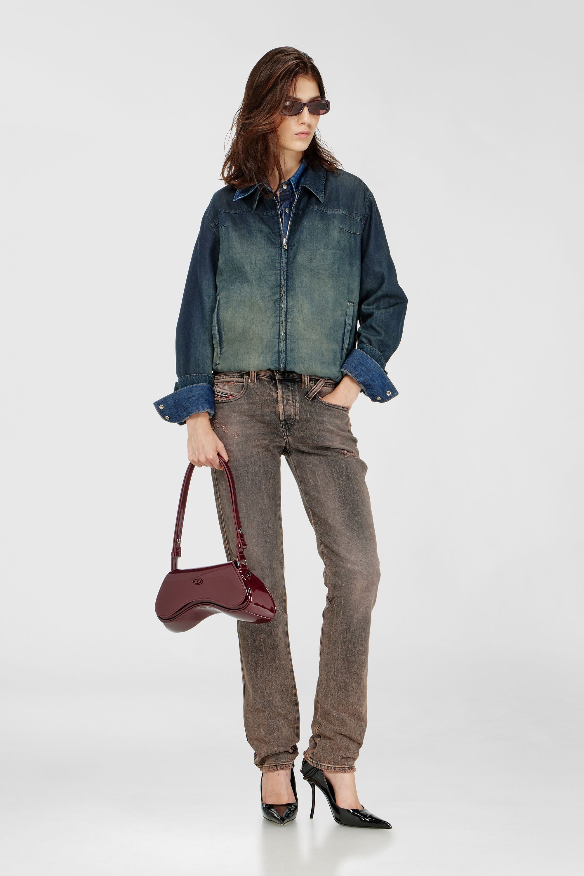Diesel - Slim Jeans 1992 D-Jiann 09P45 Donna, Rosa - Image 1
