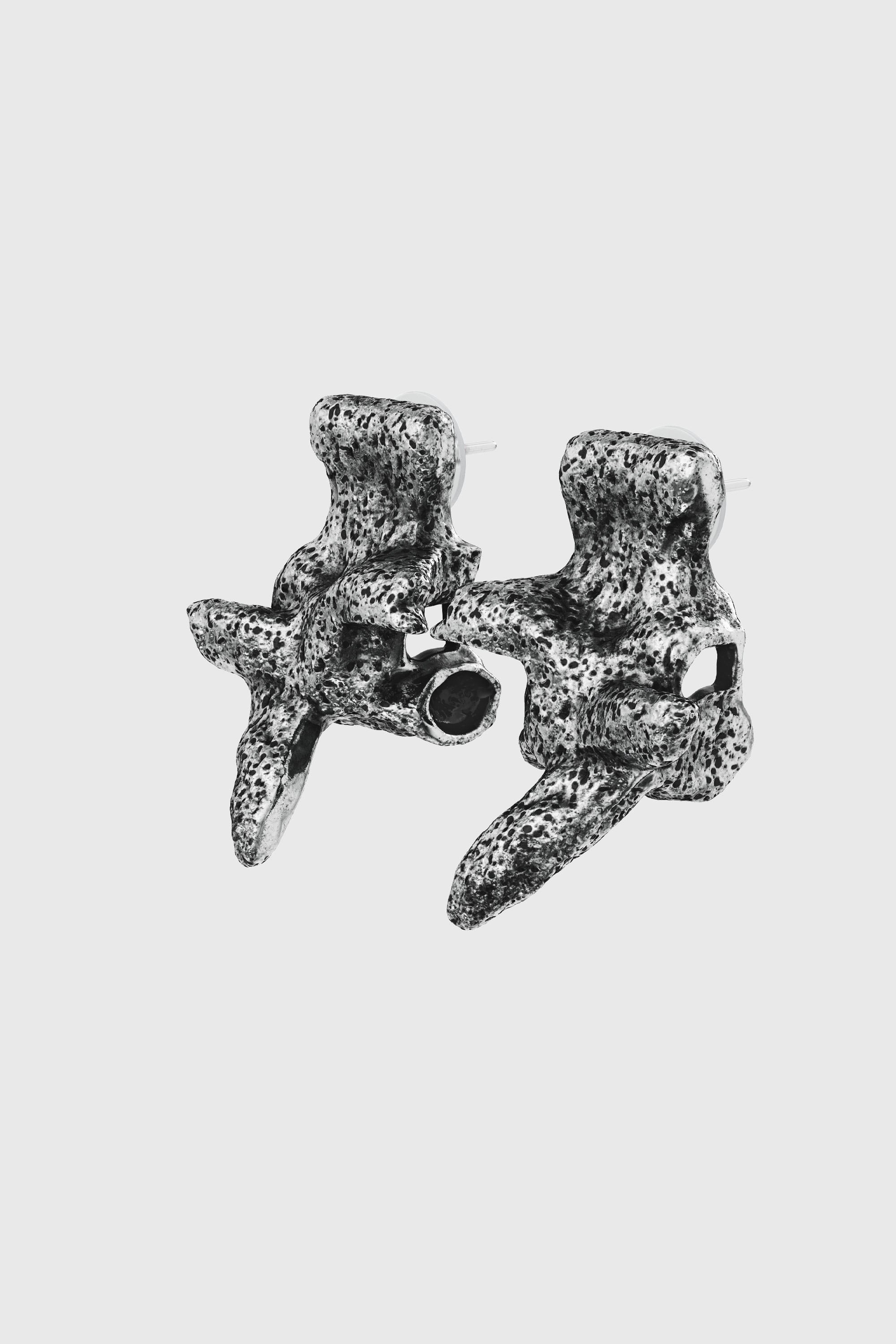 Diesel - DX1710040 JEWELLERY, Orecchini color argento con borchie Unisex in Grigio - 1