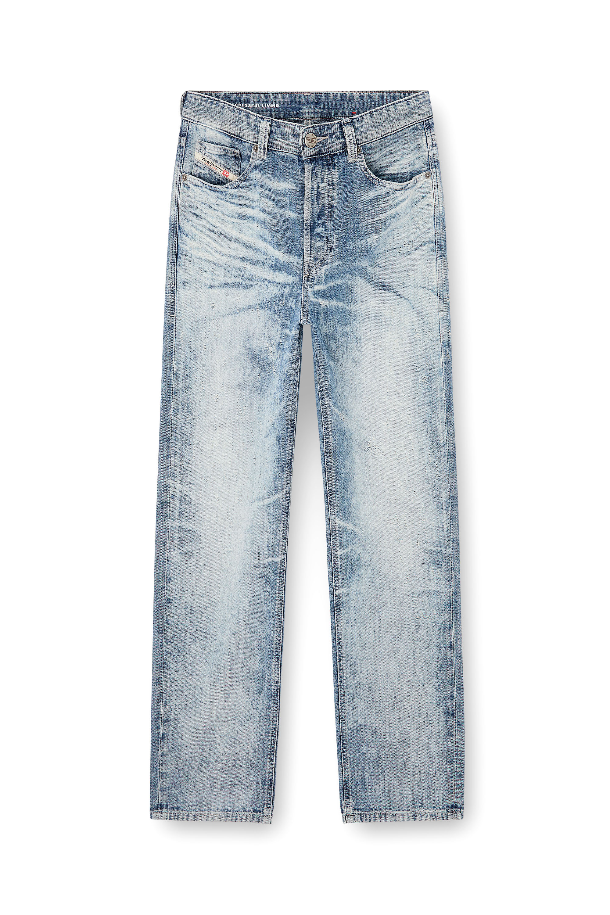 Diesel - Regular Jeans 2024 D-Macs 068TY Uomo, Blu Chiaro - Image 3
