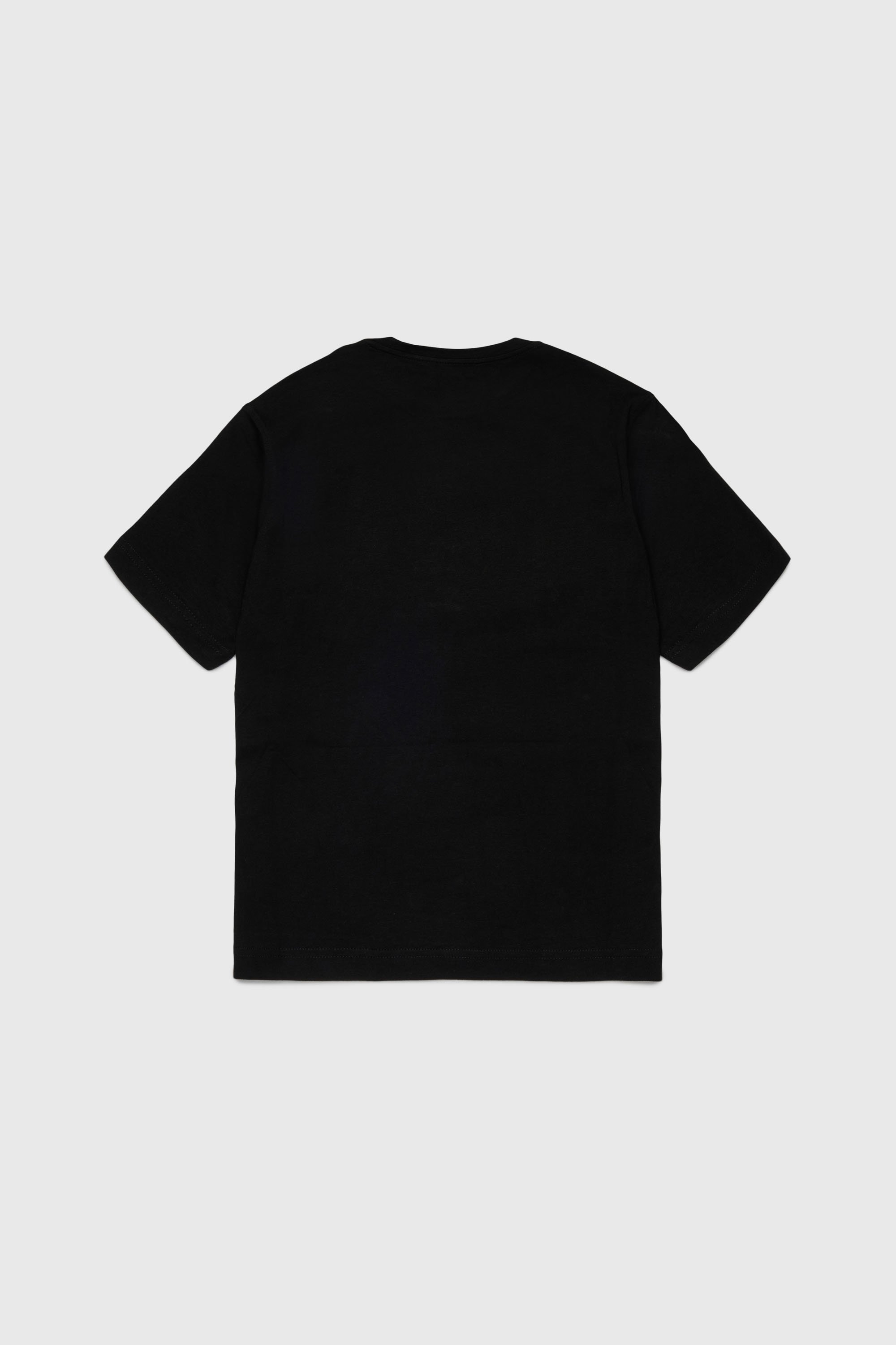 Diesel - TVEL OVER, T-shirt con stampa Oval D bicolore Uomo in Nero - 2