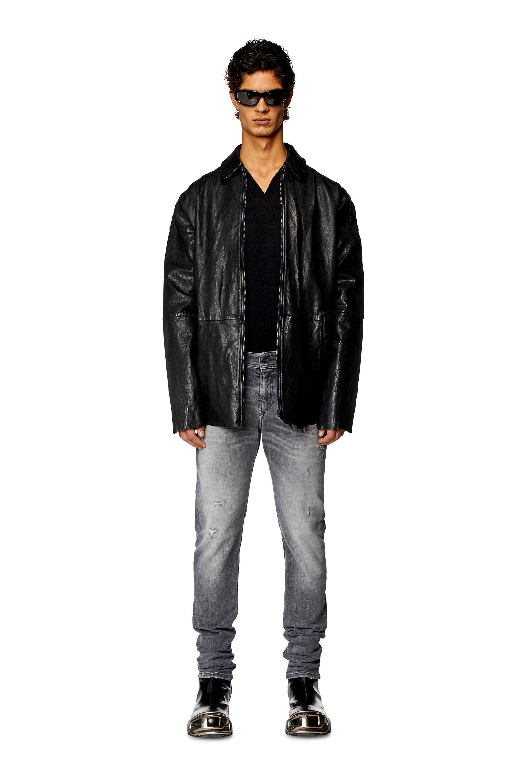 Diesel - Skinny Jeans 1979 Sleenker 09H70, Grigio - Image 4