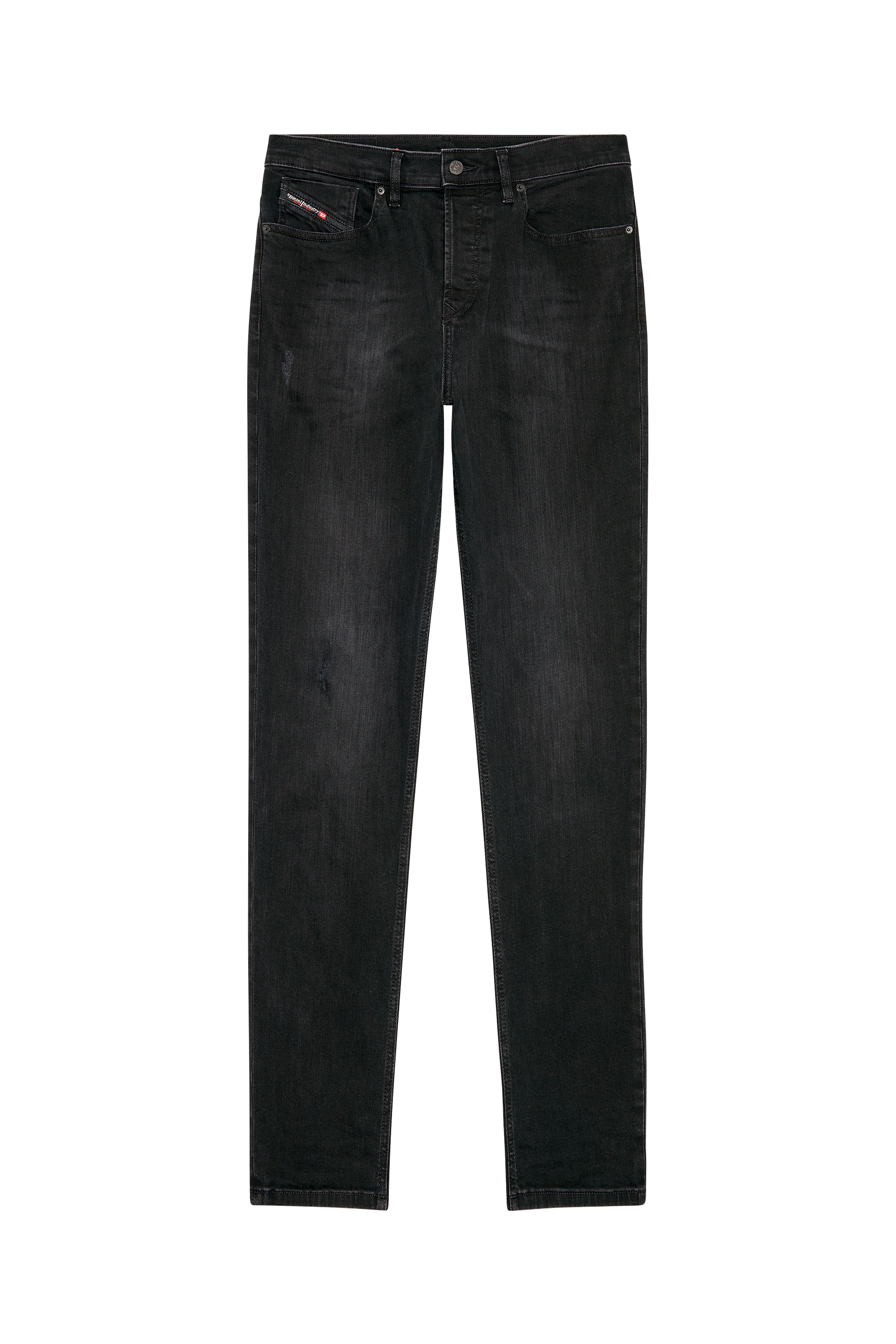 Diesel - 2005 D-Fining 0TFAS Tapered Jeans, Nero/Grigio scuro - Image 6
