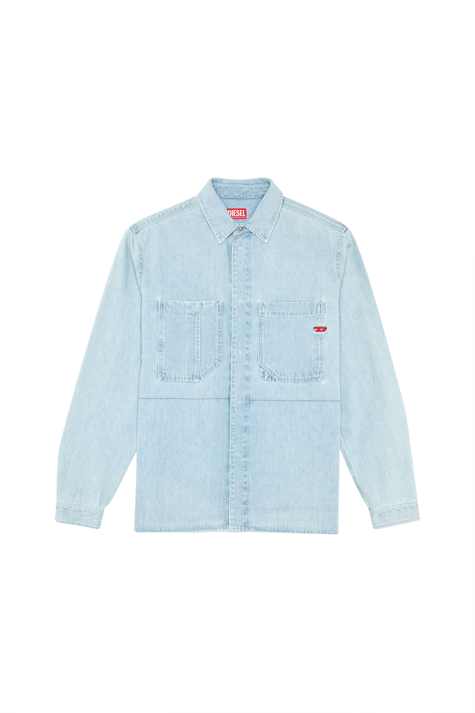 D-HOR, Blu Chiaro - Camicie in Denim