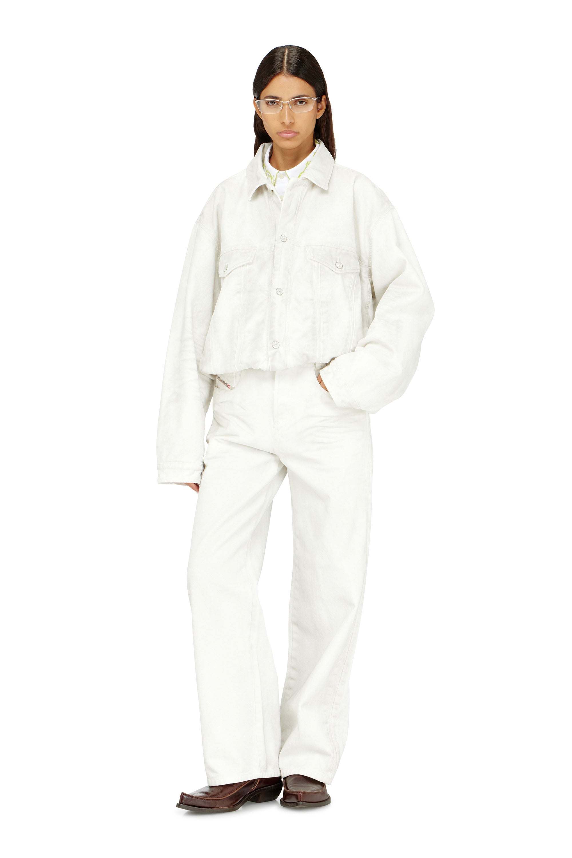 Diesel - Relaxed Jeans 1982 D-Hakou 007GG Unisex, Bianco - Image 2