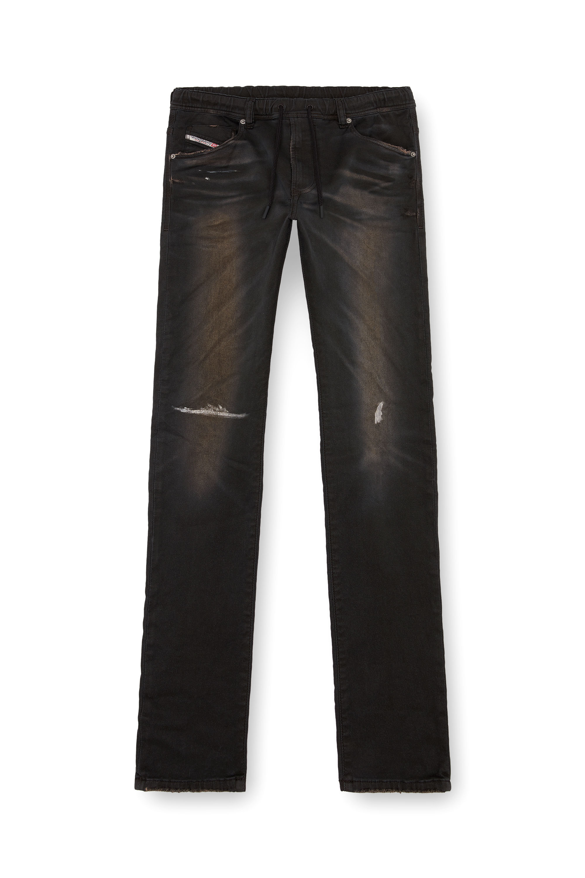 Diesel - Regular 2030 D-Krooley Joggjeans&reg; 068LW Uomo, Nero - Image 4