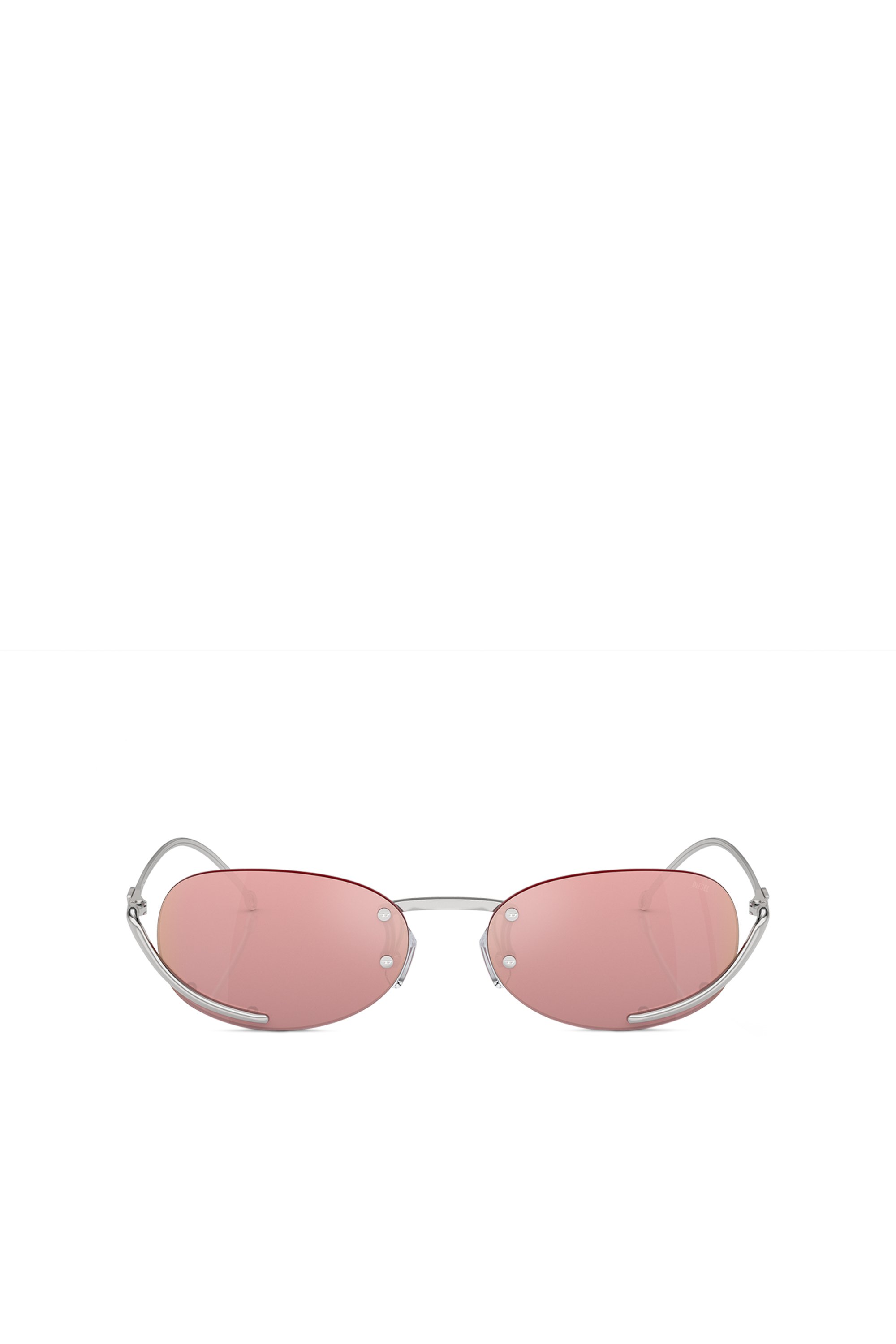 Diesel - 0DL1004, Occhiali da sole ovali Unisex in Rosa - 1