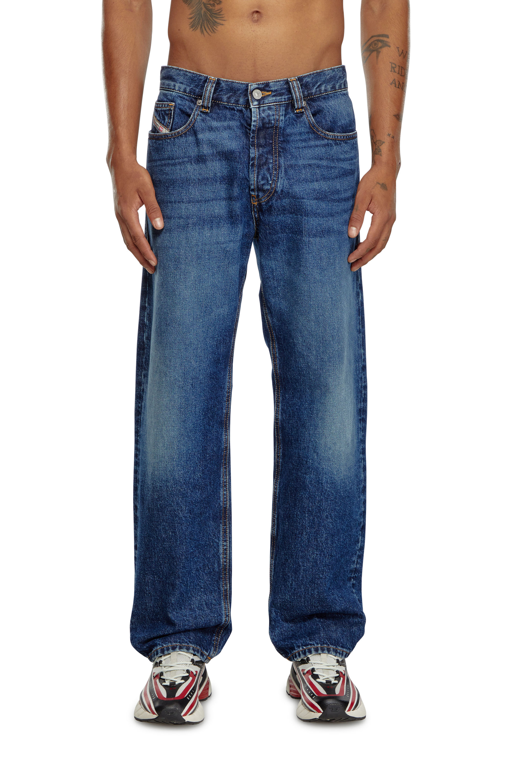 Diesel - Regular Jeans 2010 D-Macs 09I27 Uomo, Blu Scuro - Image 1