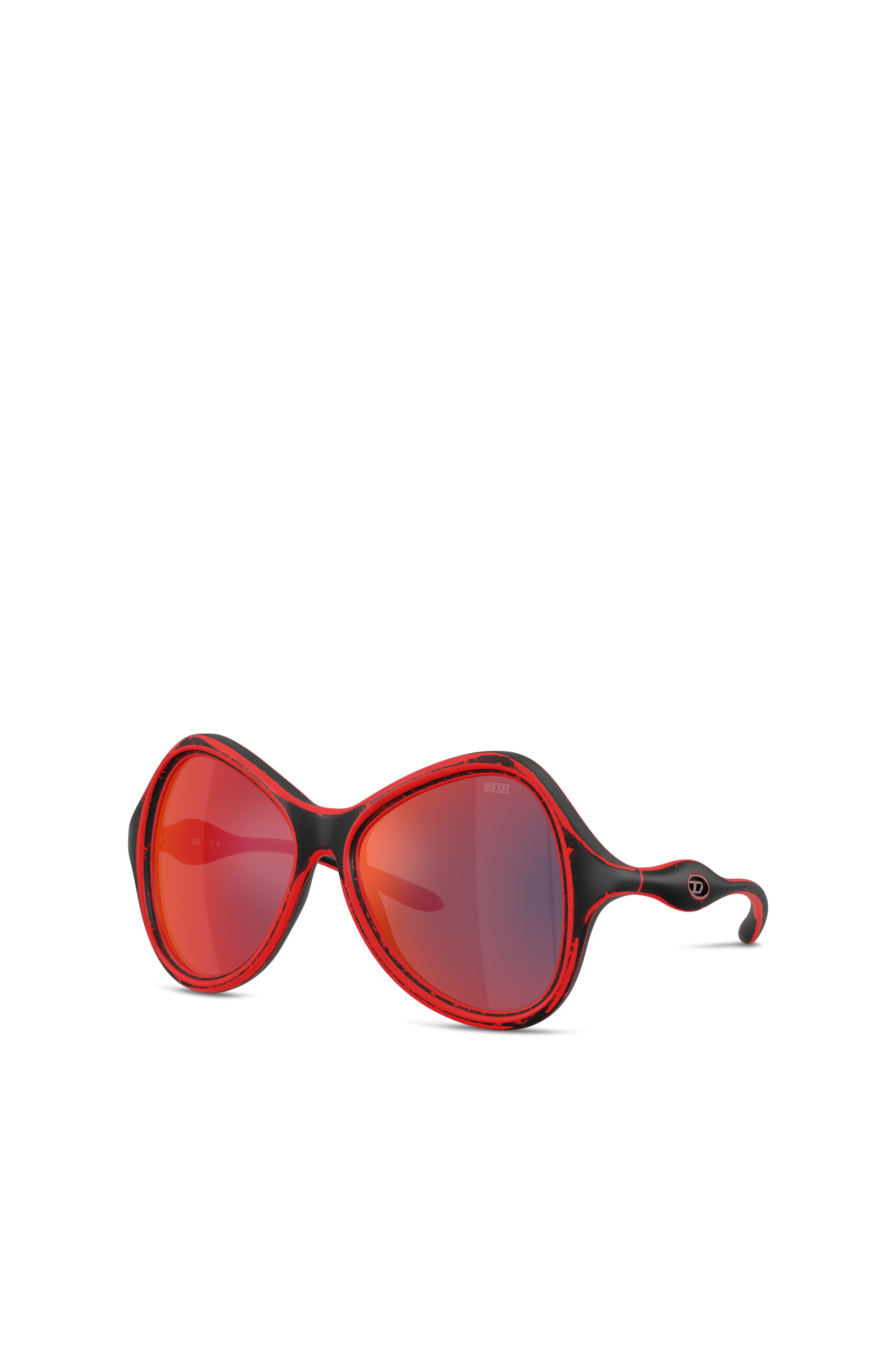 Diesel - 0DL3010U, Occhiali da sole stile cat-eye Unisex in Multicolor - 1